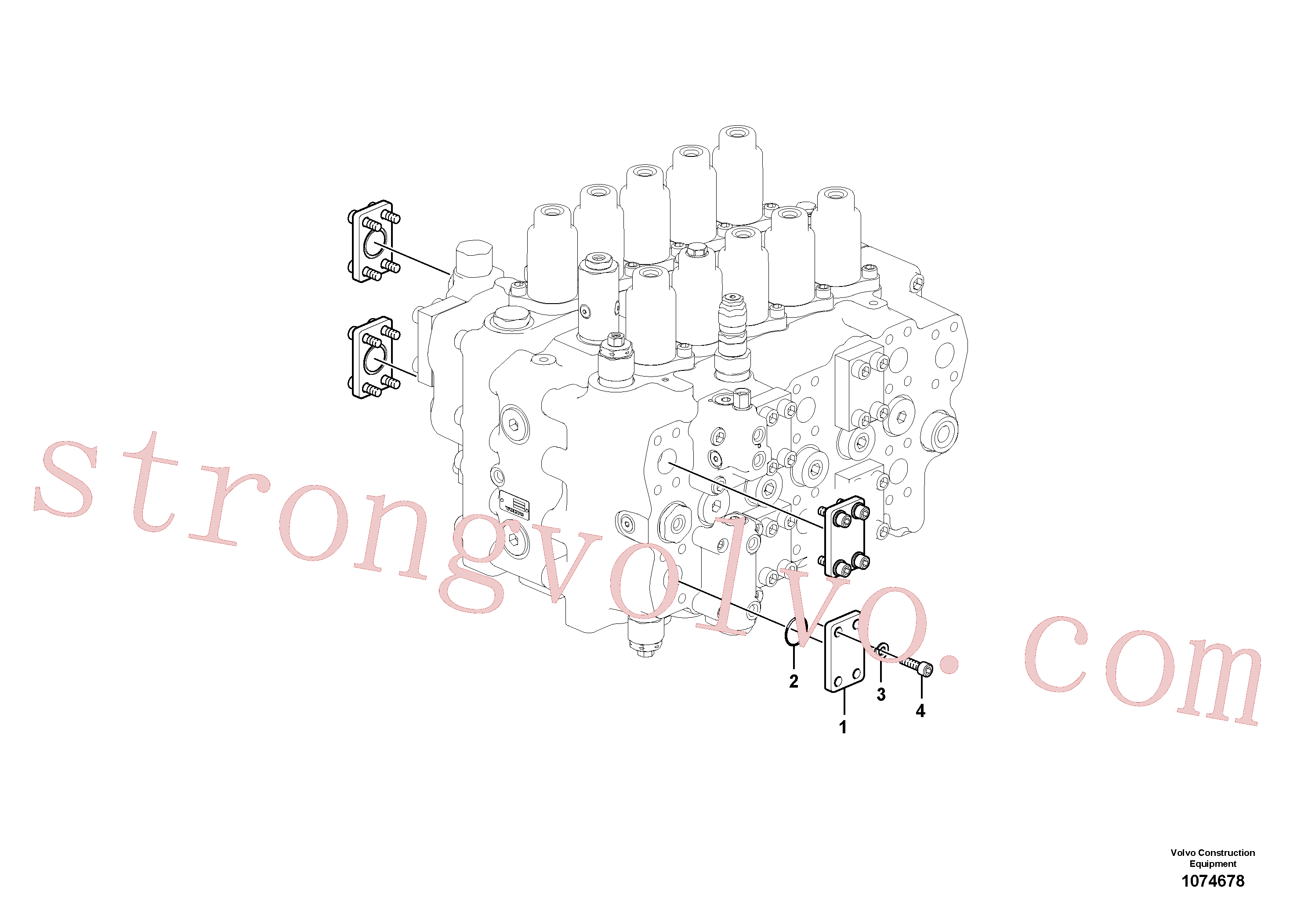 VOE984095 Parafuso soquete sext Inscreva-se para Volvo Acessórios para escavadeira