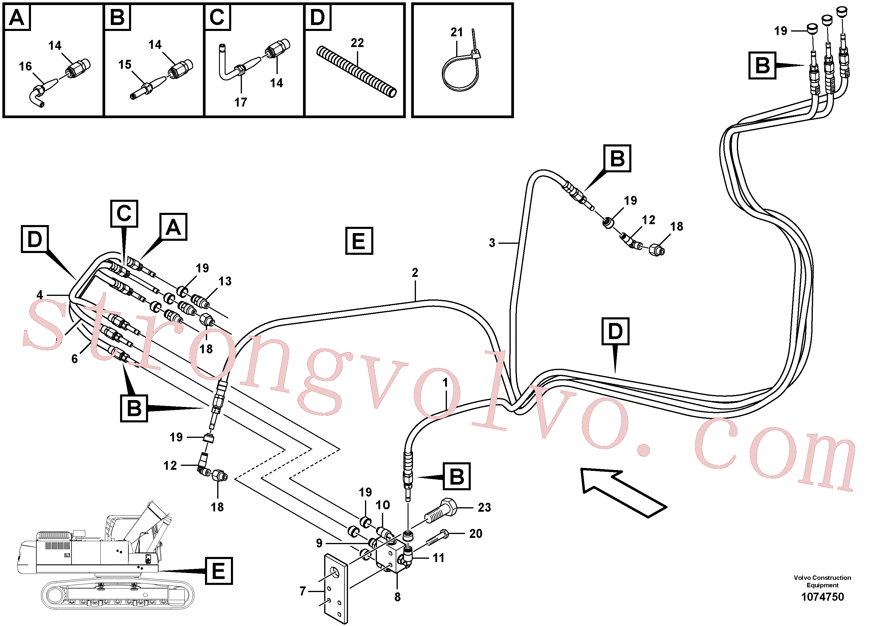 VOE14599204 Volvo(1074750 Montagem)