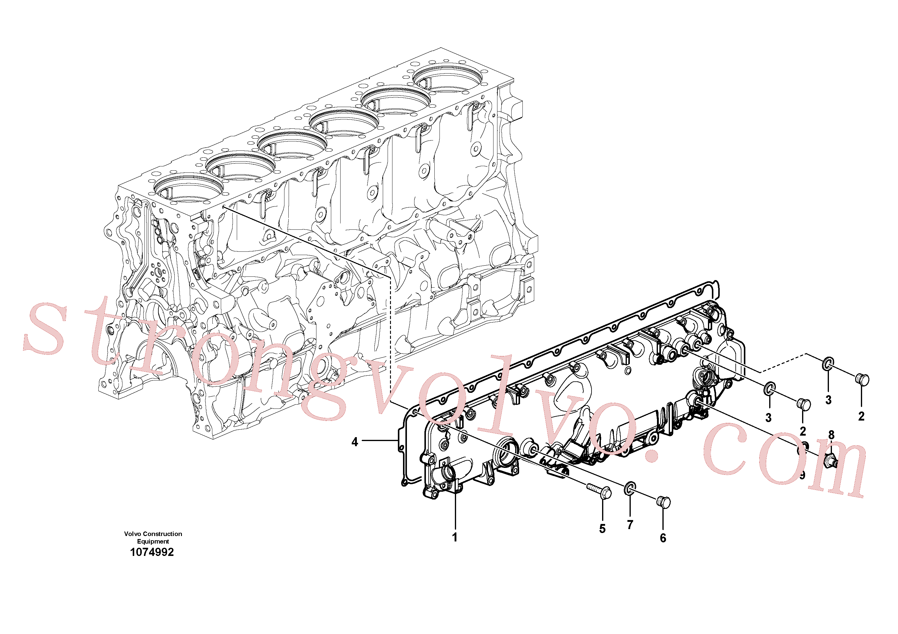 VOE994385 Volvo Cobertura(1074992 Montagem)