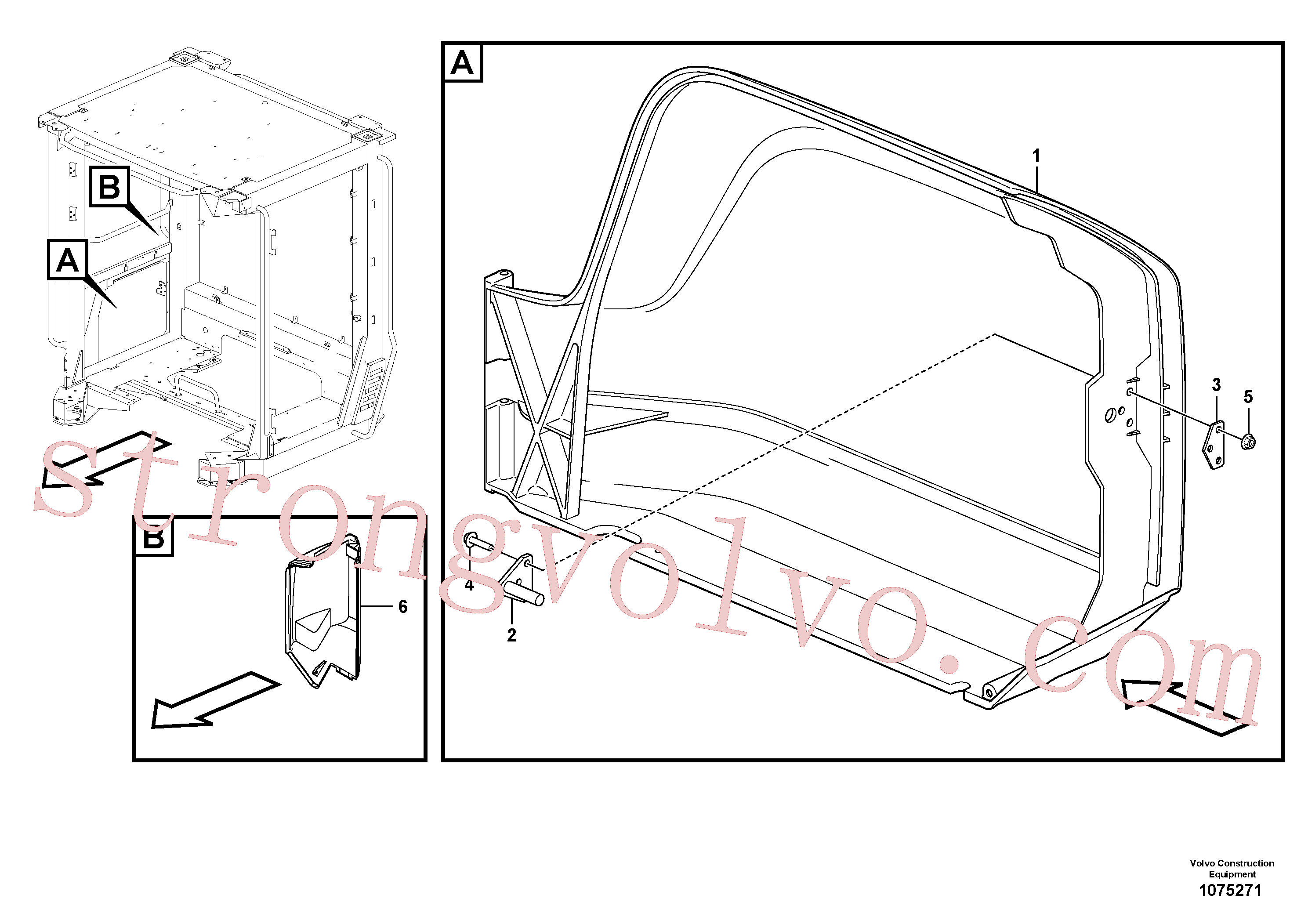 VOE60113070 Volvo Coberturas(1075271 Montagem)