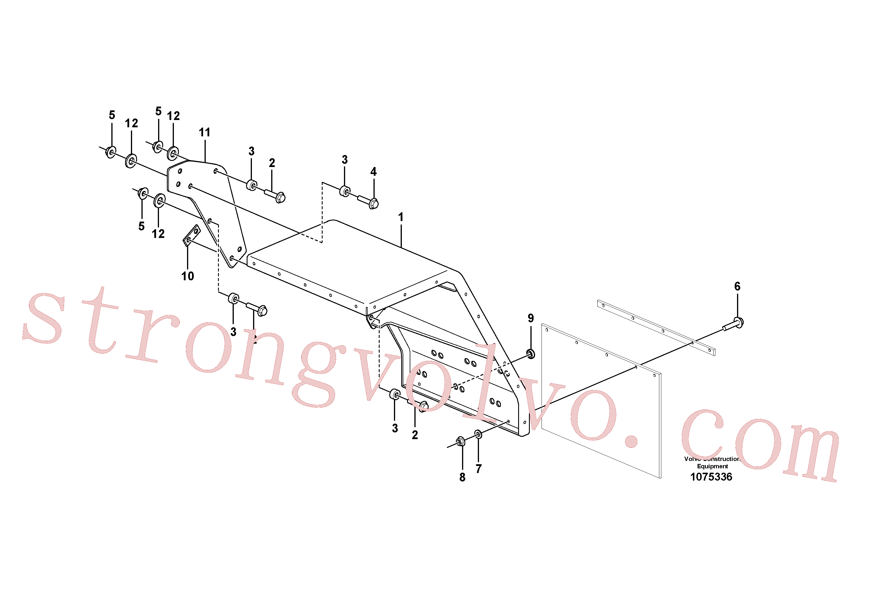 VOE60113110 Parafuso flangeado Inscreva-se para Volvo Acessórios para escavadeira