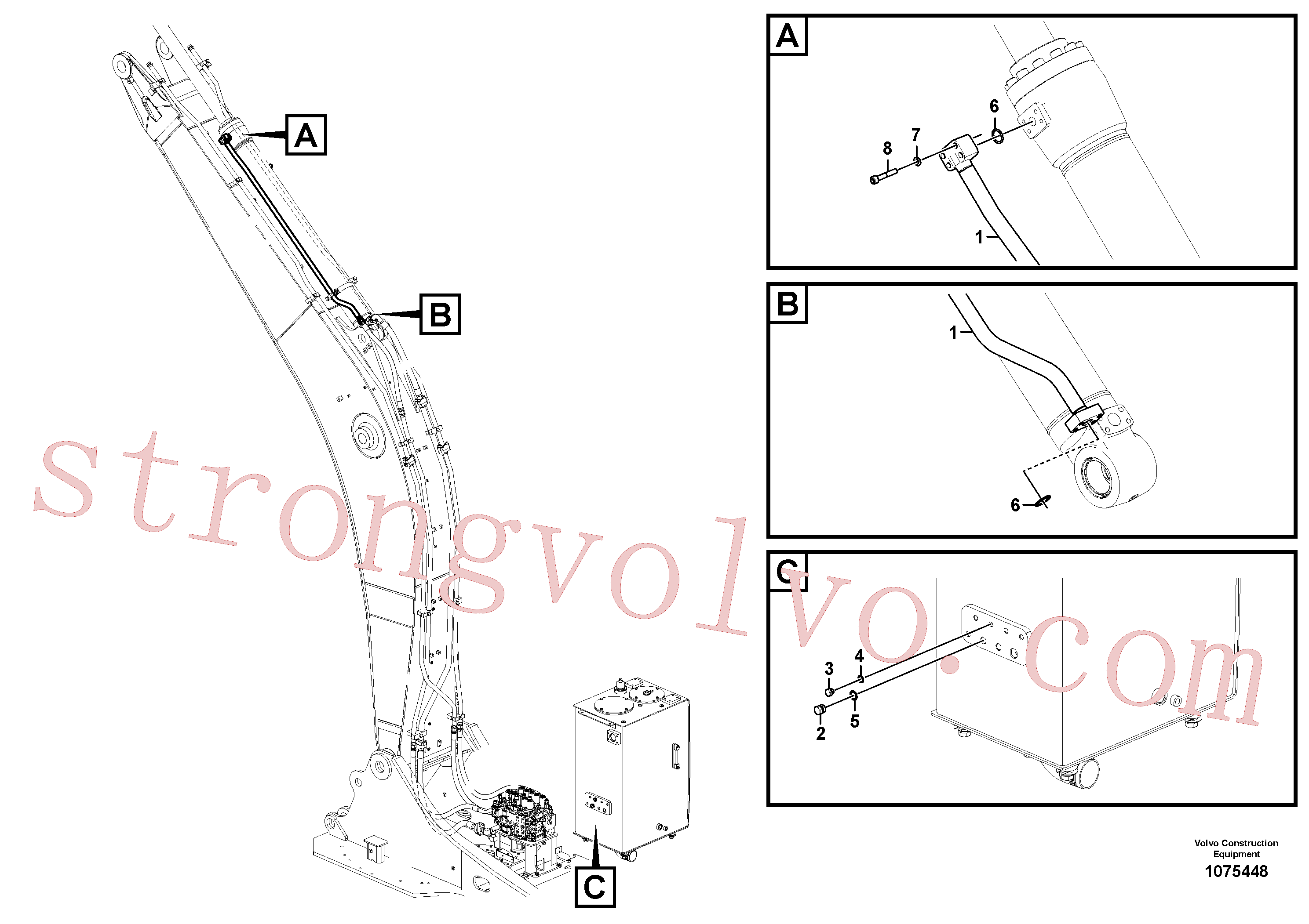 VOE14882685 O-ring Inscreva-se para Volvo Acessórios para escavadeira