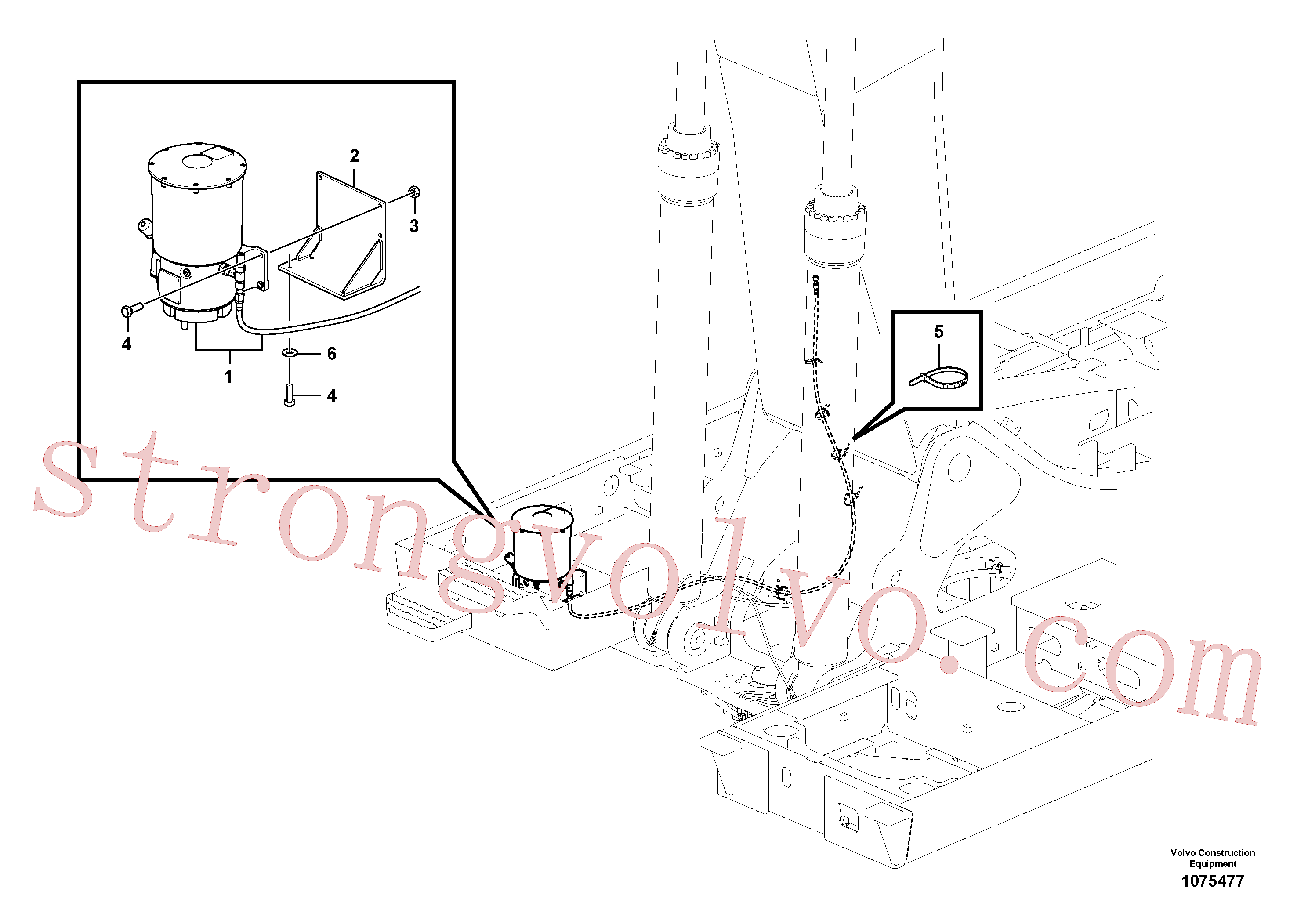 Volvo VOE14675629 Bomba Volvo Acessórios para escavadeira