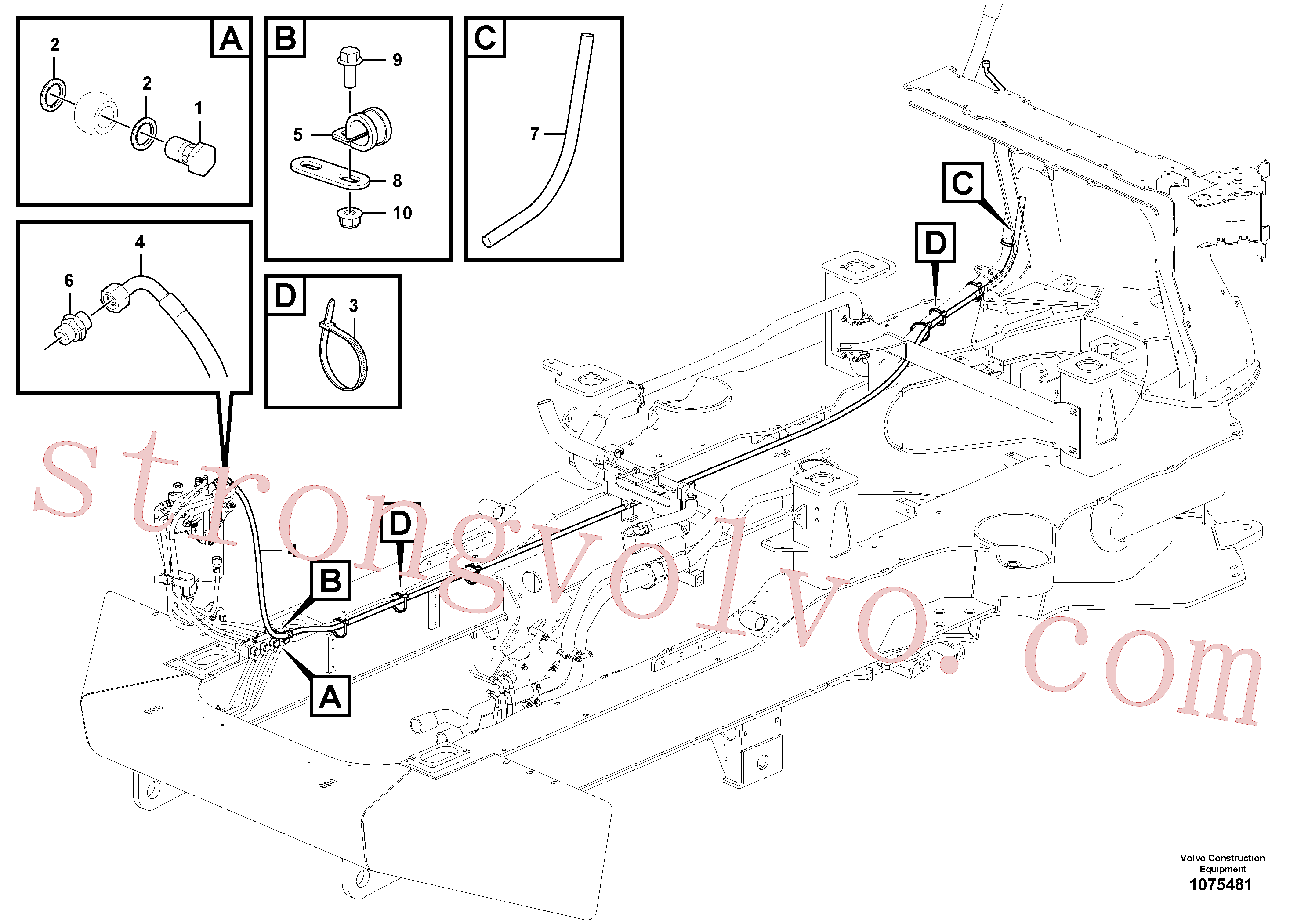 VOE941686 Volvo Sistema de combustível.(1075481 Montagem)