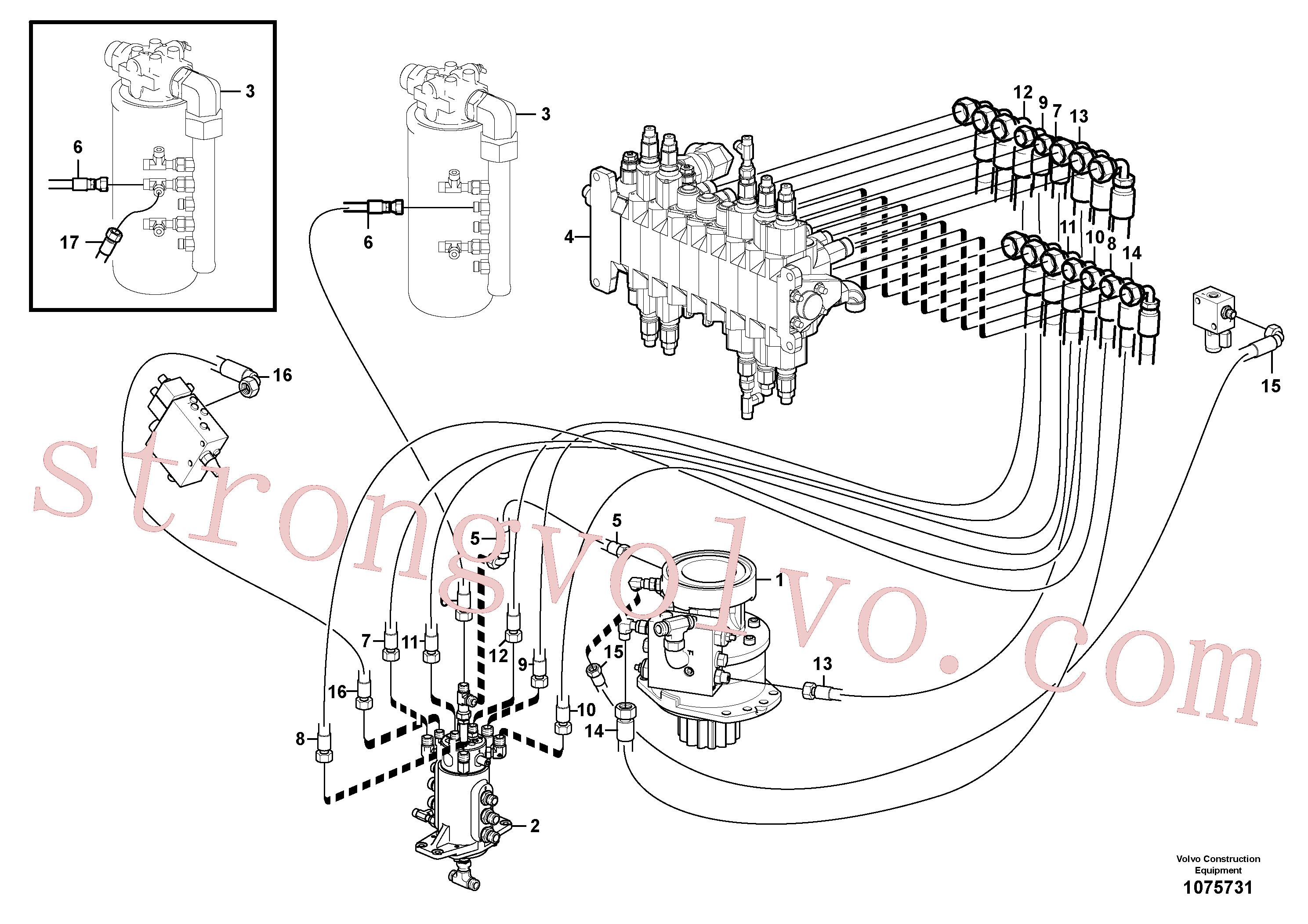 Volvo Montagem VOE936751 Rockmaster/1SC Acessórios