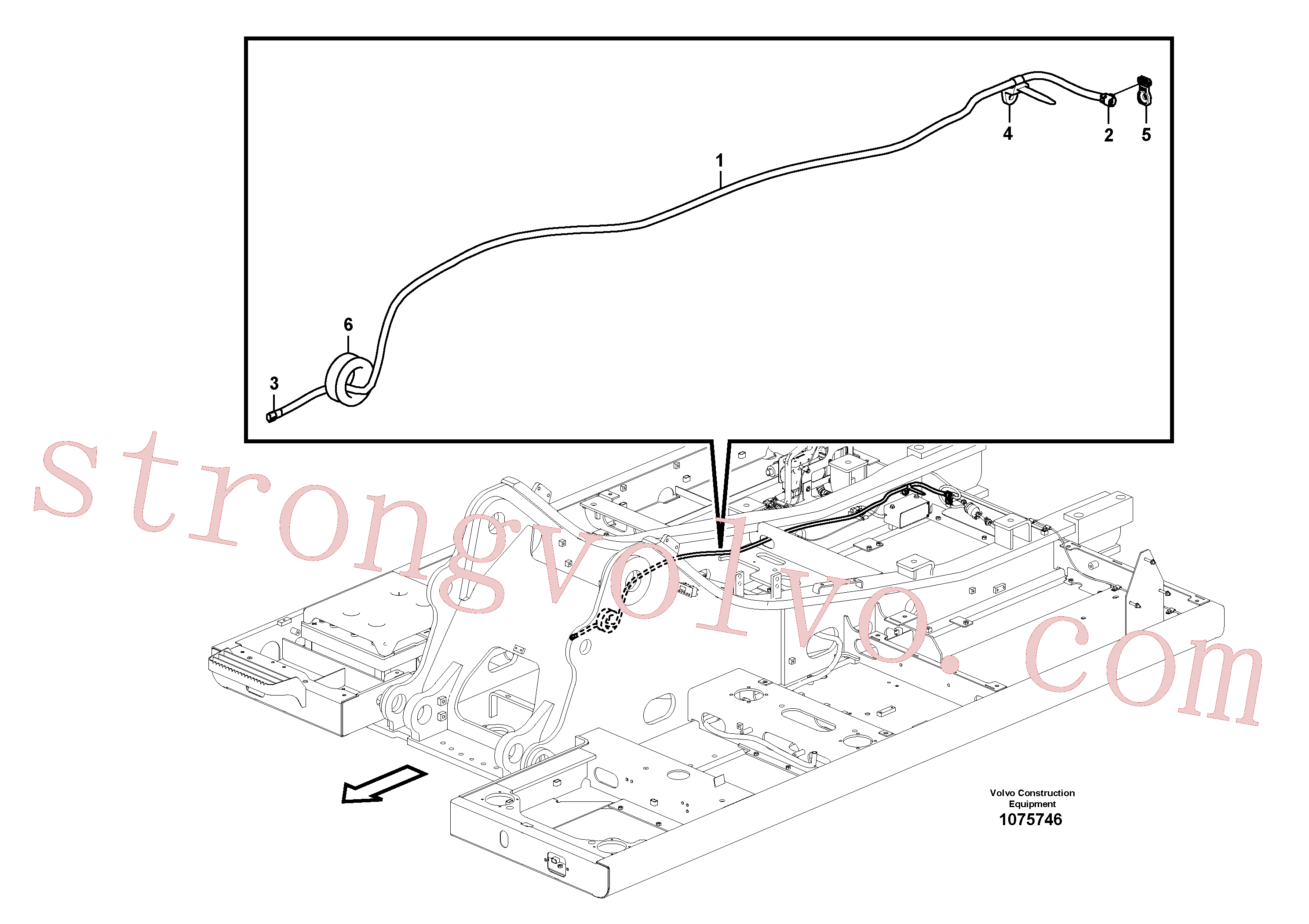 VOE11428052 Volvo Cablagem(1075746 Montagem)