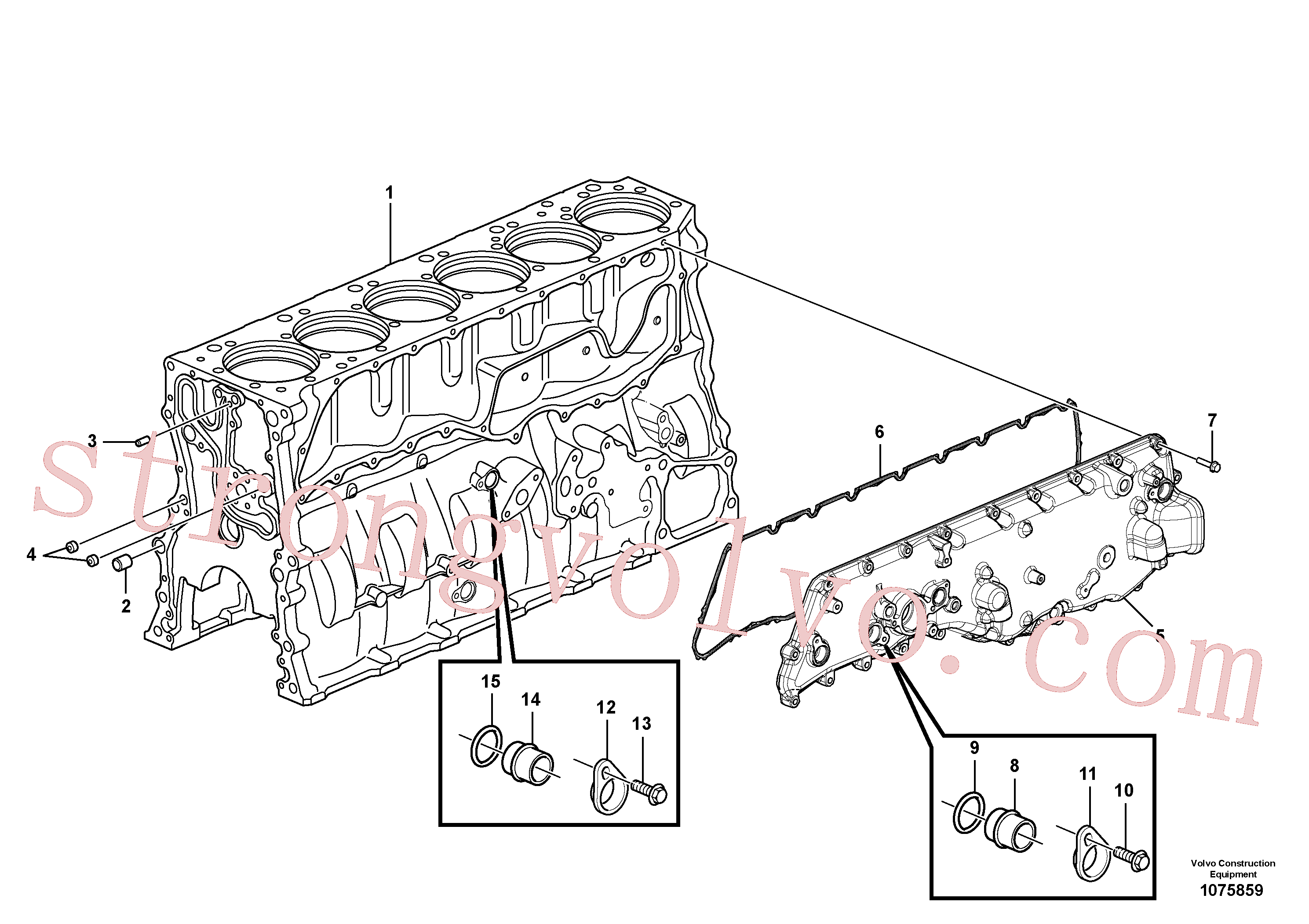 VOE984737 Volvo Cobertura(1075859 Montagem)