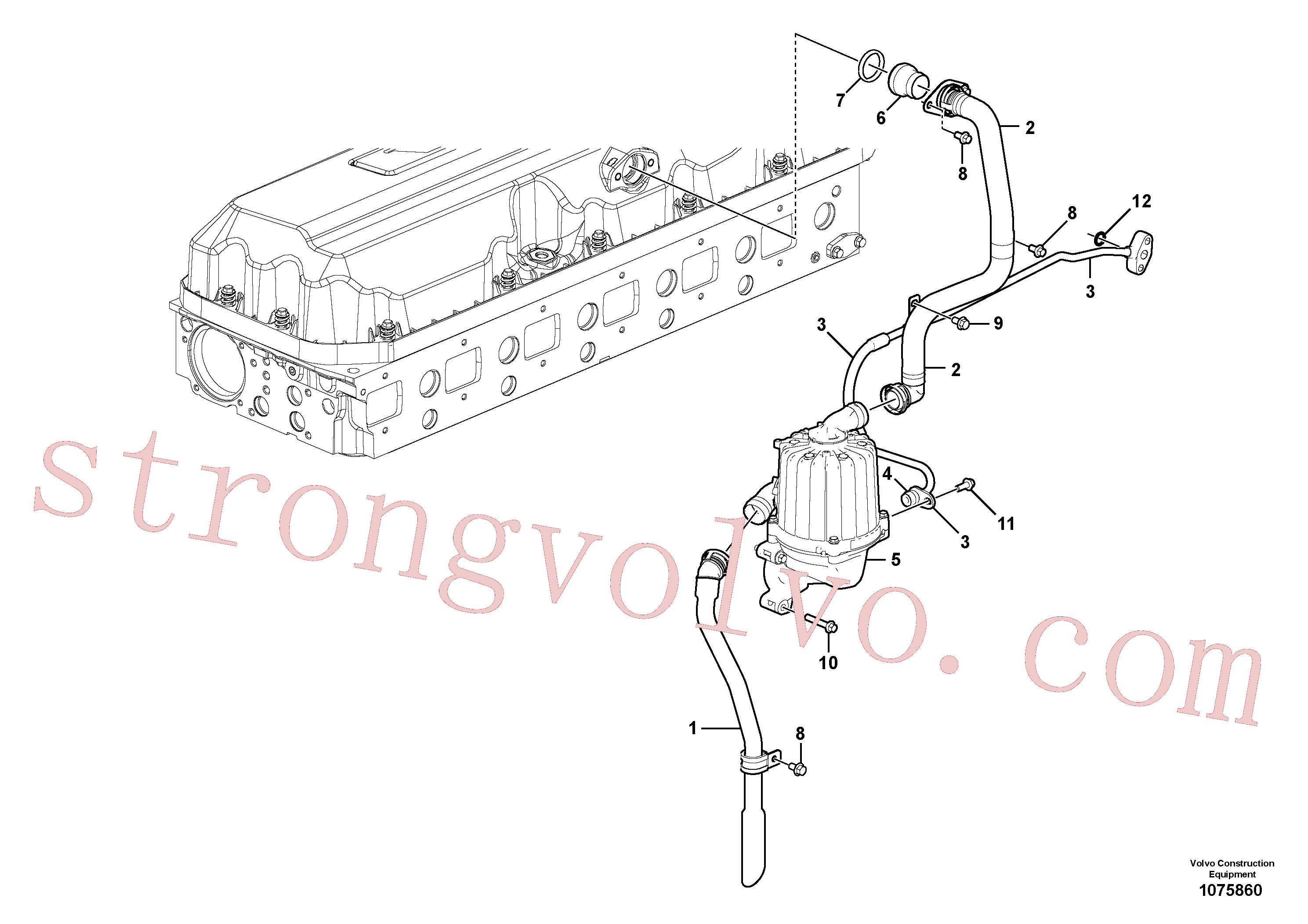 Volvo Montagem VOE994385 Parafuso flangeado Acessórios
