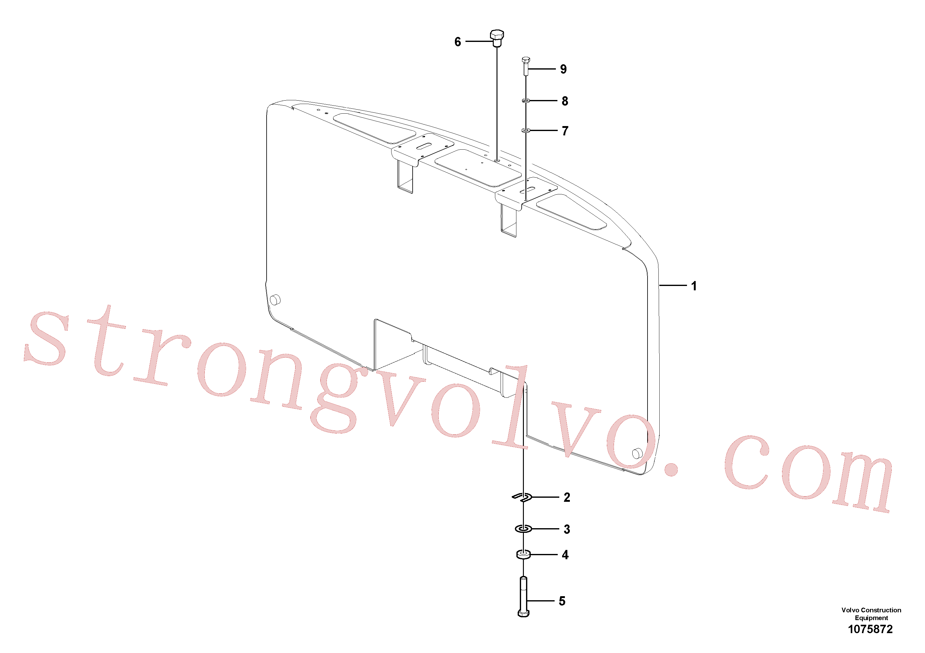 Volvo VOE60110019 Parafuso sextavado Volvo Acessórios para escavadeira