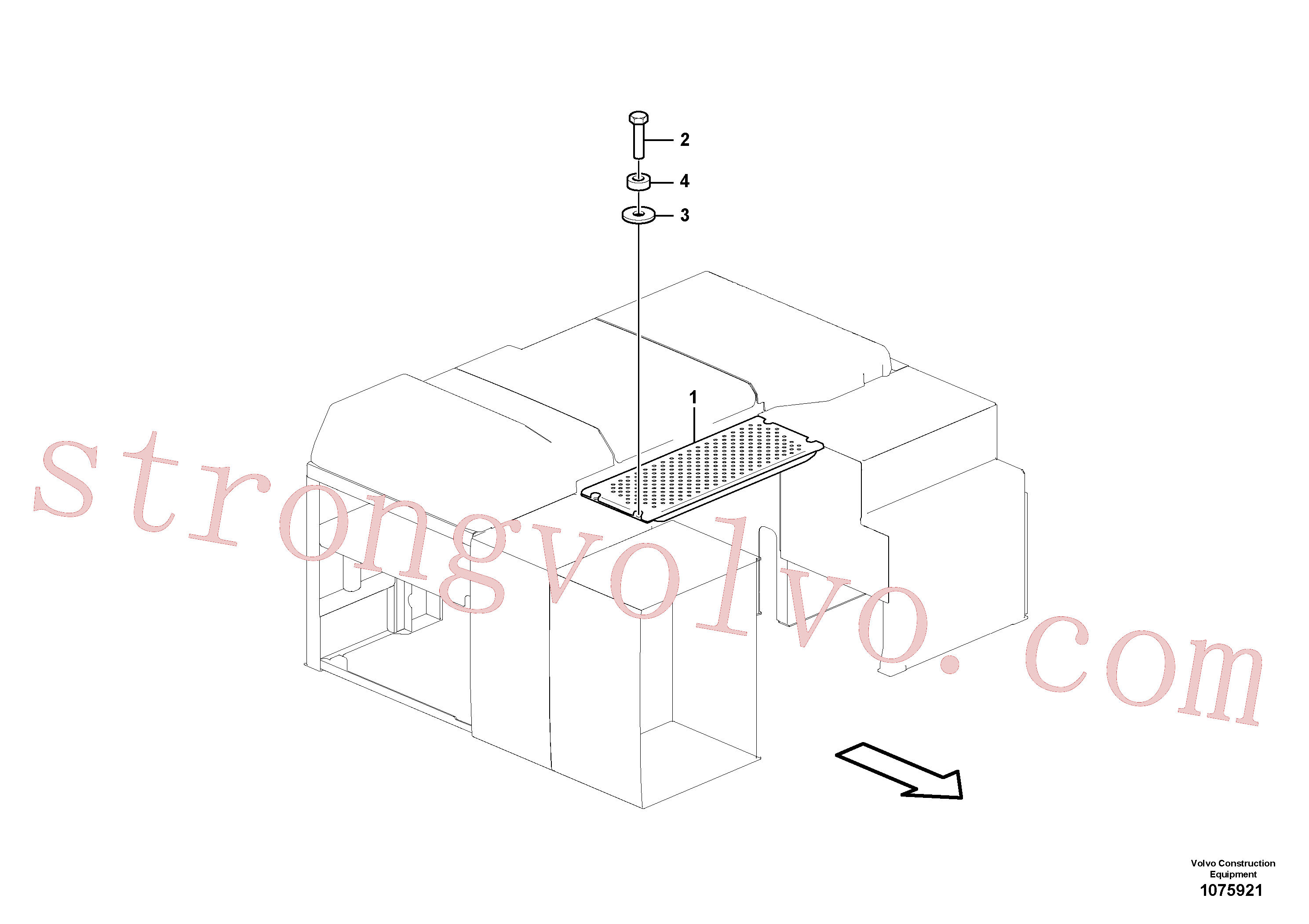 Volvo Acessórios para escavadeira VOE60110385 Arruela simples Acessórios