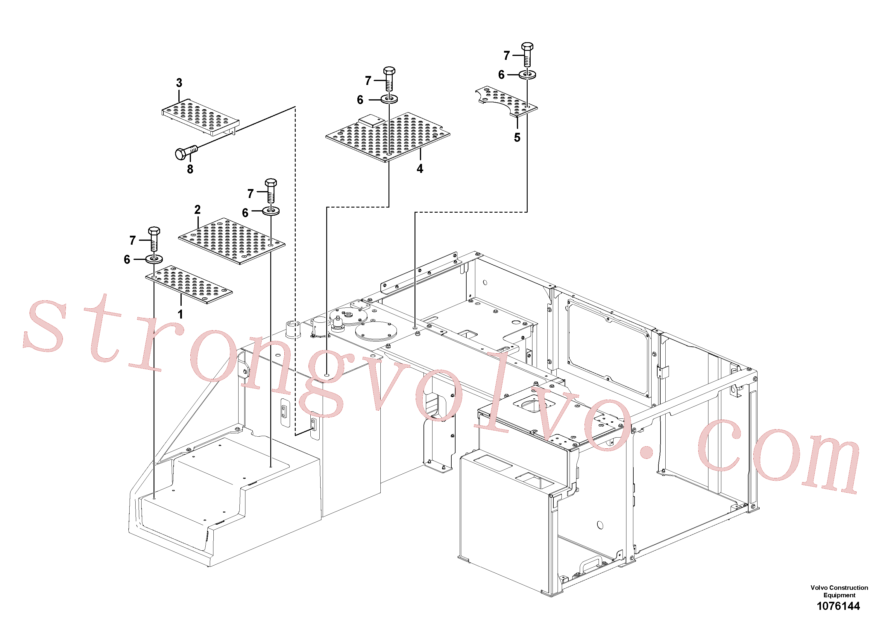VOE991625 Volvo Antiderrapante(1076144 Montagem)