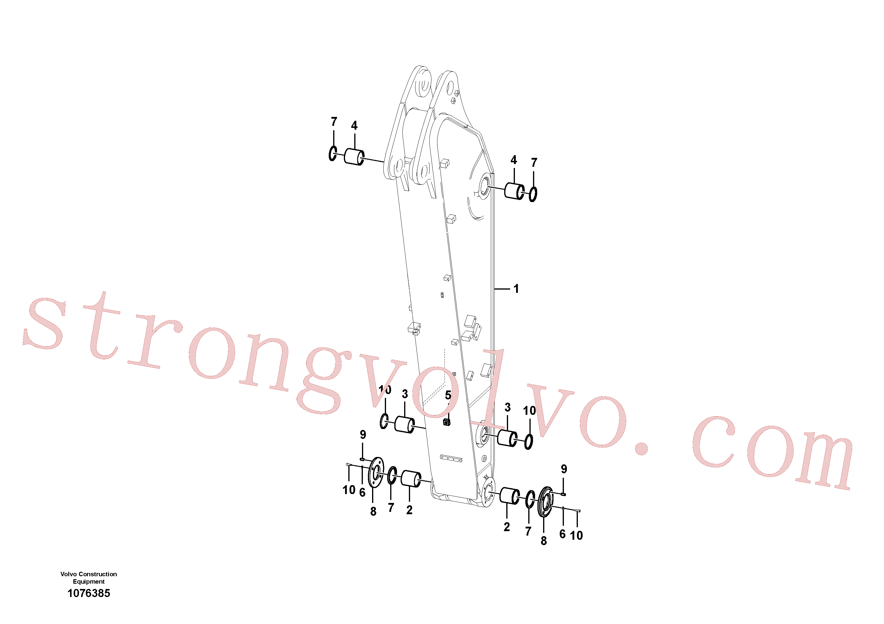 Volvo Montagem VOE14570425 Bucha Acessórios