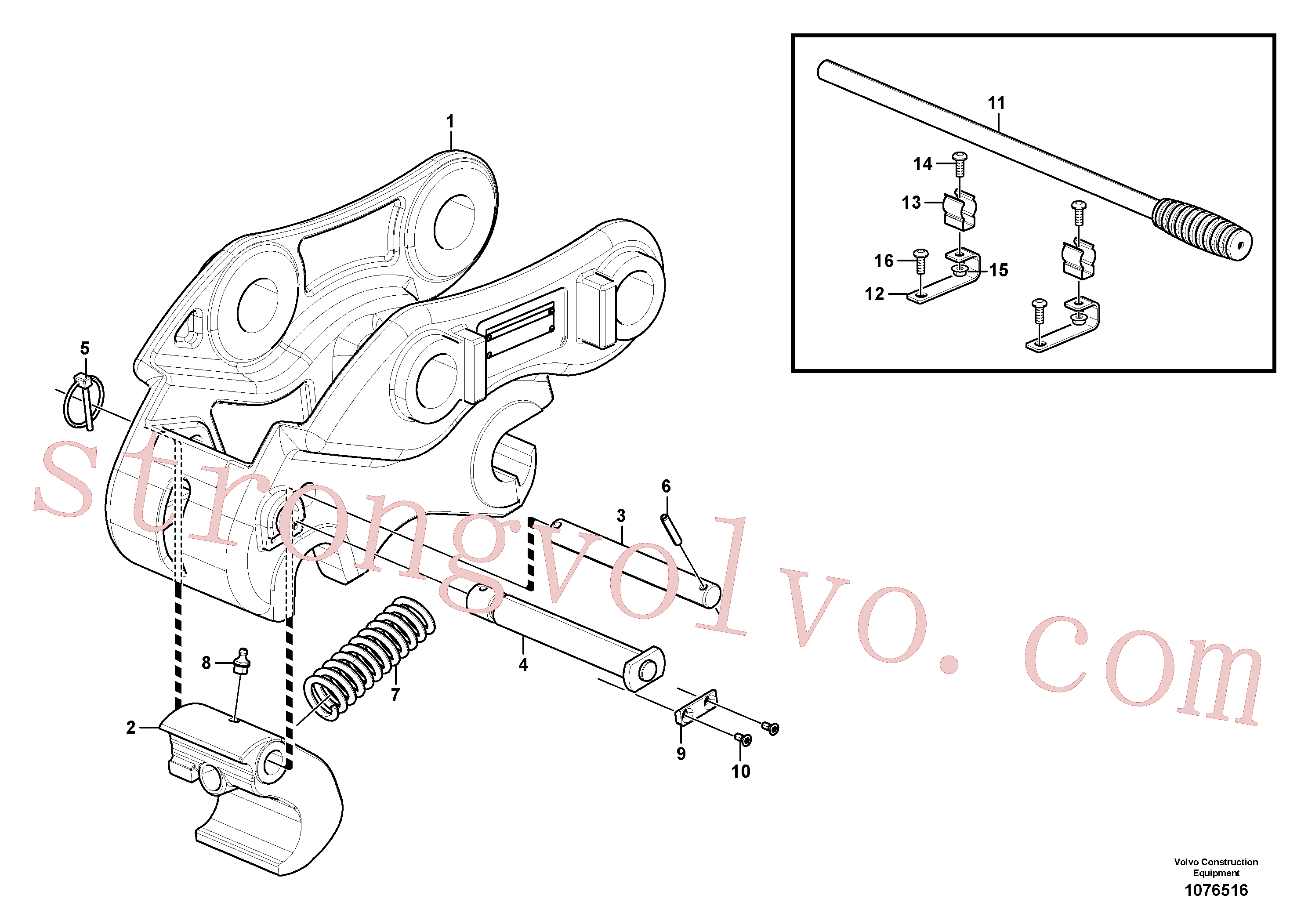 VOE15623568 Volvo Quickfit, mecânico(1076516 Montagem)