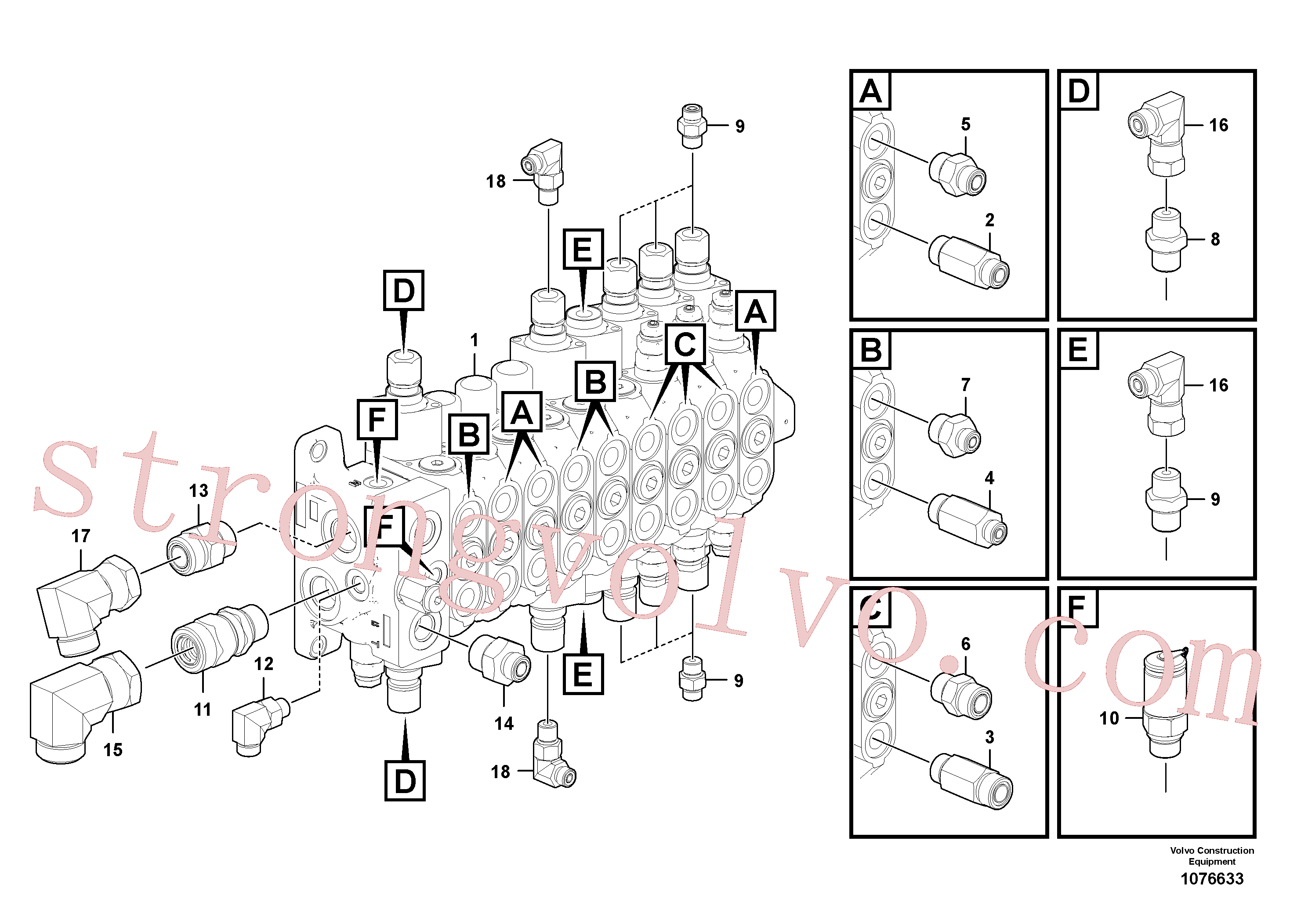 VOE11801960 Volvo(1076633 Montagem)