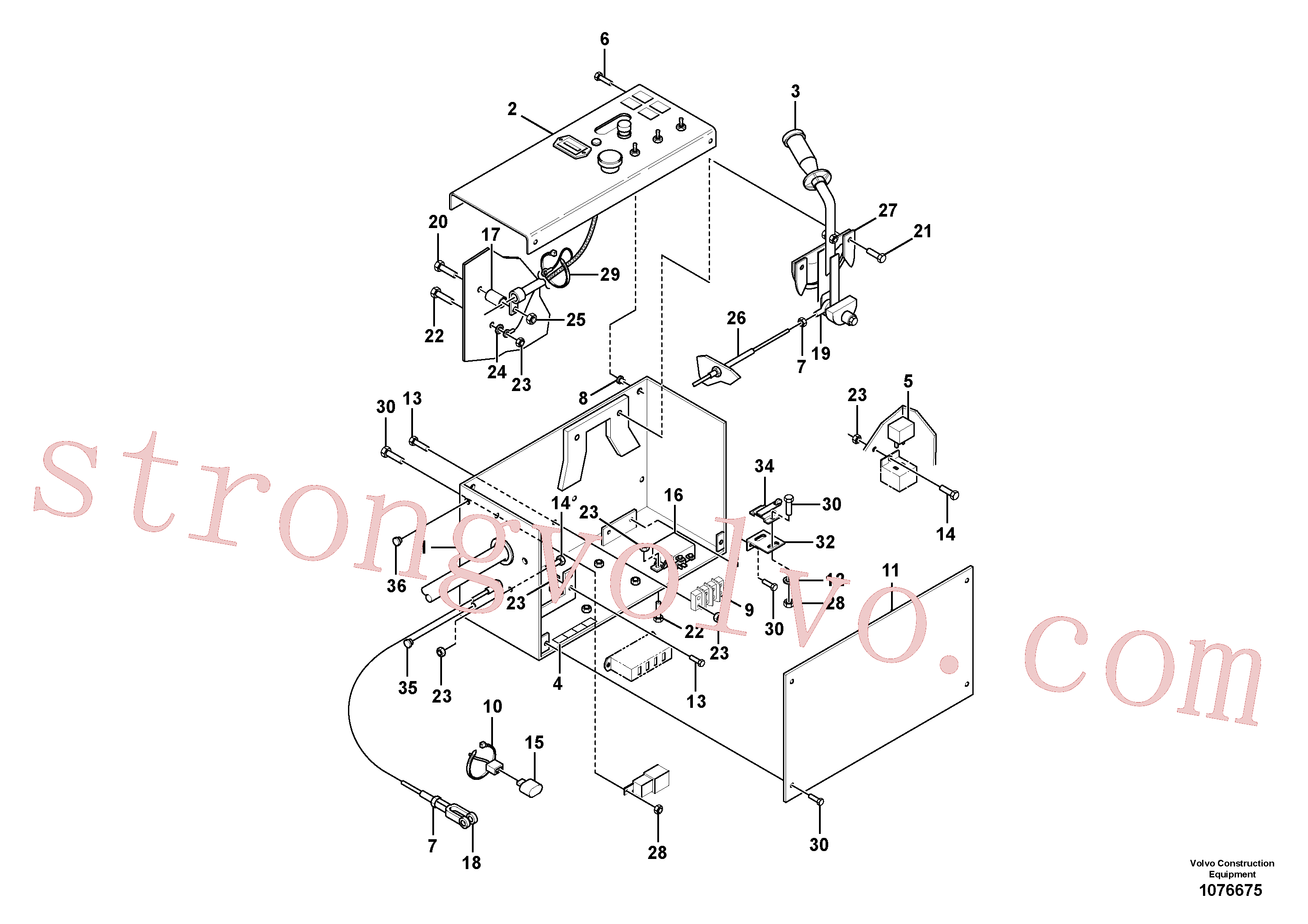 Volvo RM59918193 Parafuso auto-blocante Volvo Acessórios para escavadeira