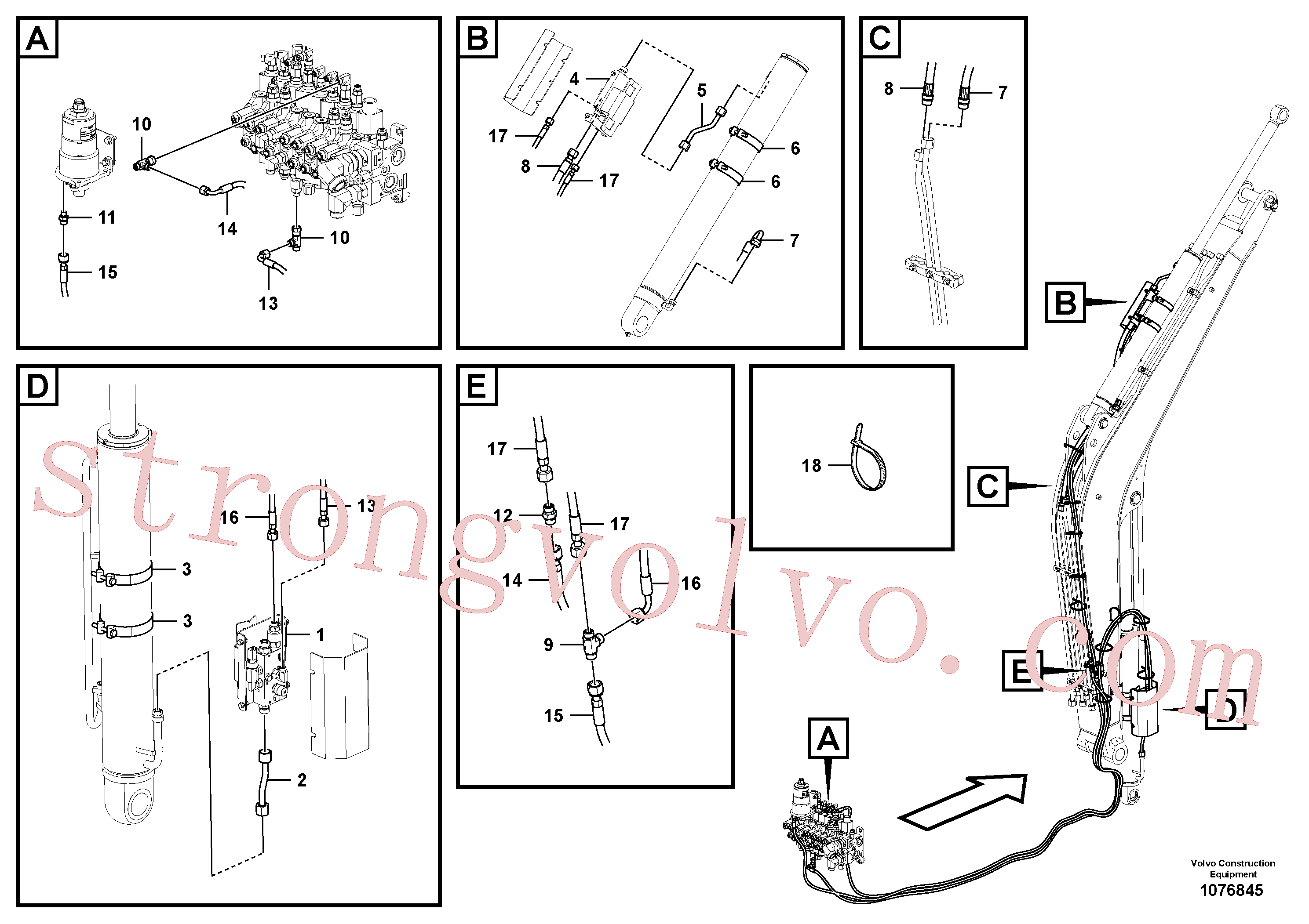 Volvo Montagem VOE15801222 Pilot Acessórios