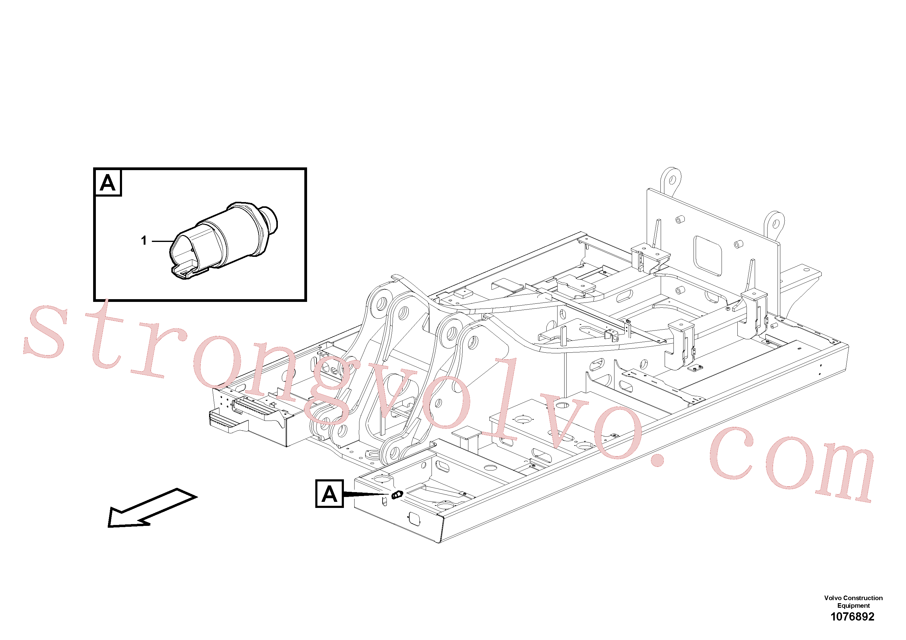 VOE17203744 Volvo Sensor eléctrico(1076892 Montagem)