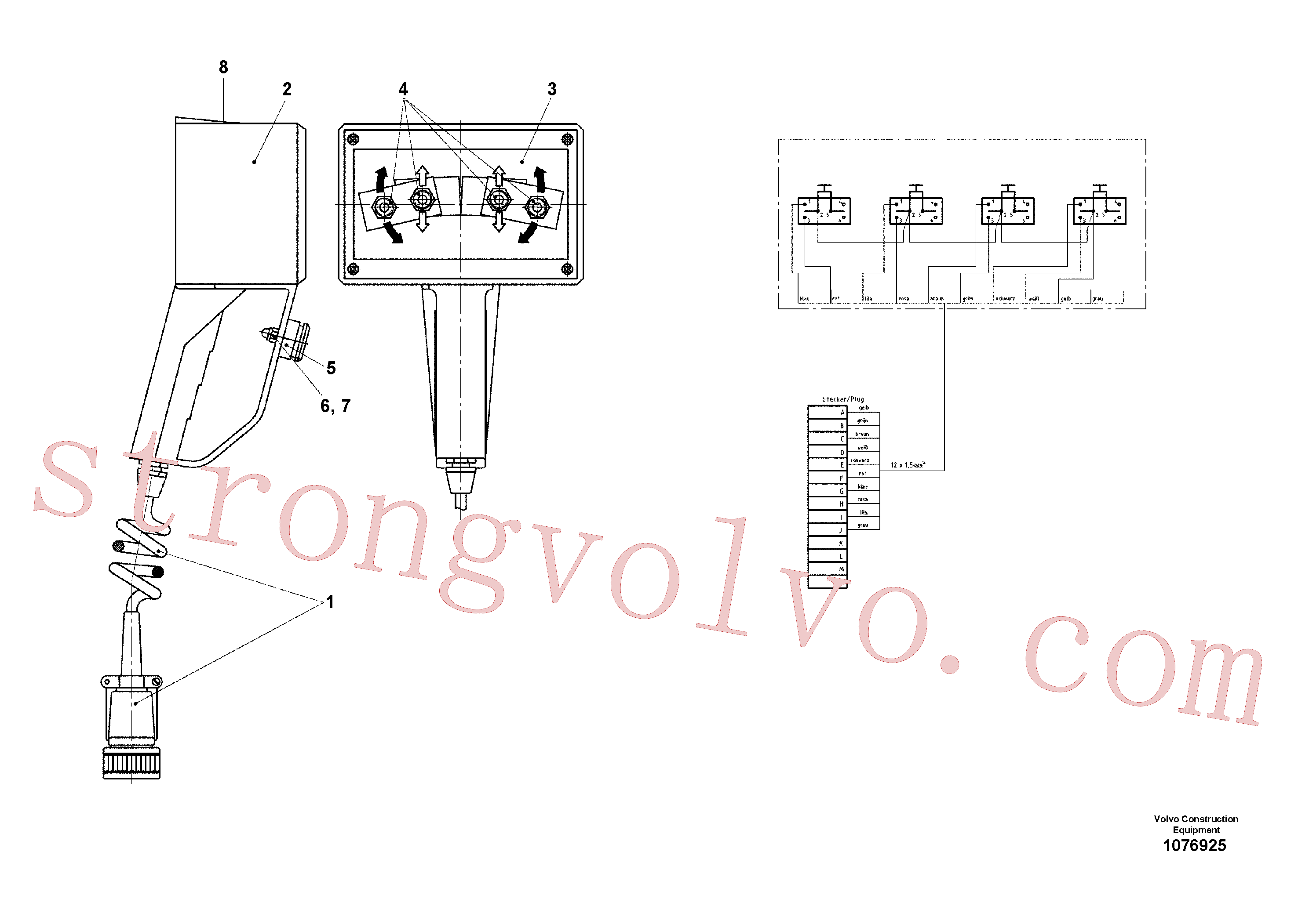 Volvo Acessórios para escavadeira RM14094221 Porca sextavada Acessórios