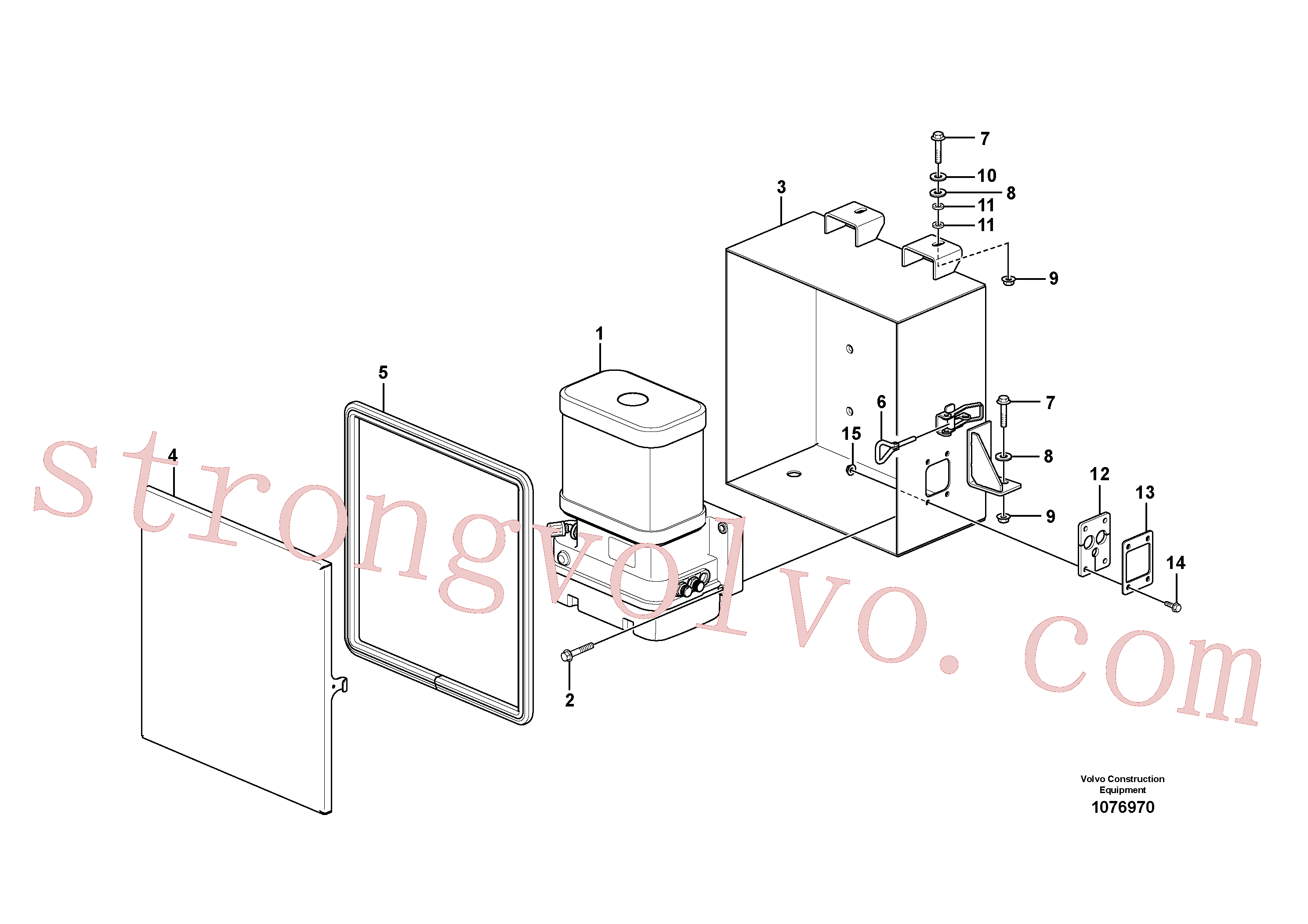 VOE16808244 Volvo Bomba com acessórios(1076970 Montagem)