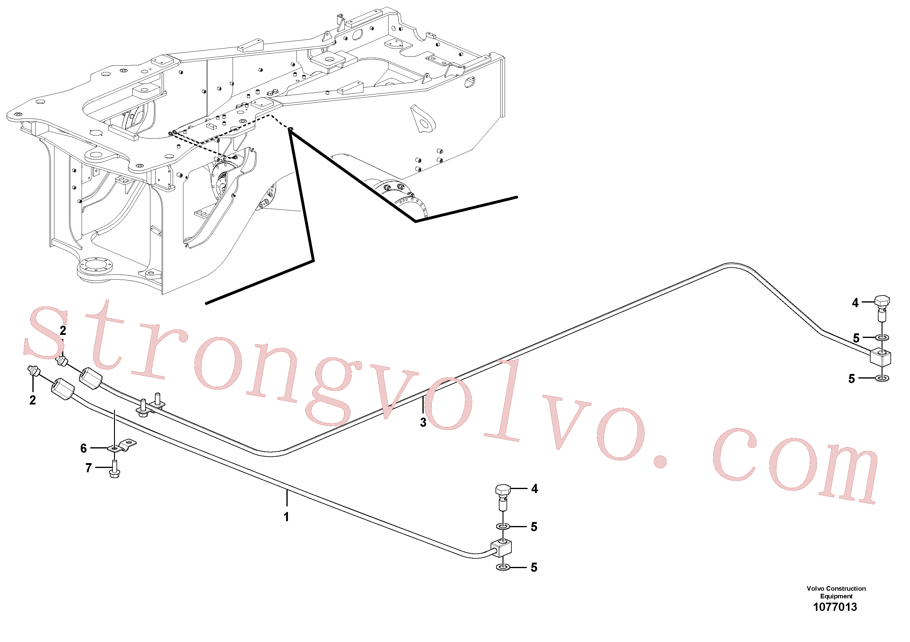 VOE984453 Engraxadeira Inscreva-se para Volvo Acessórios para escavadeira