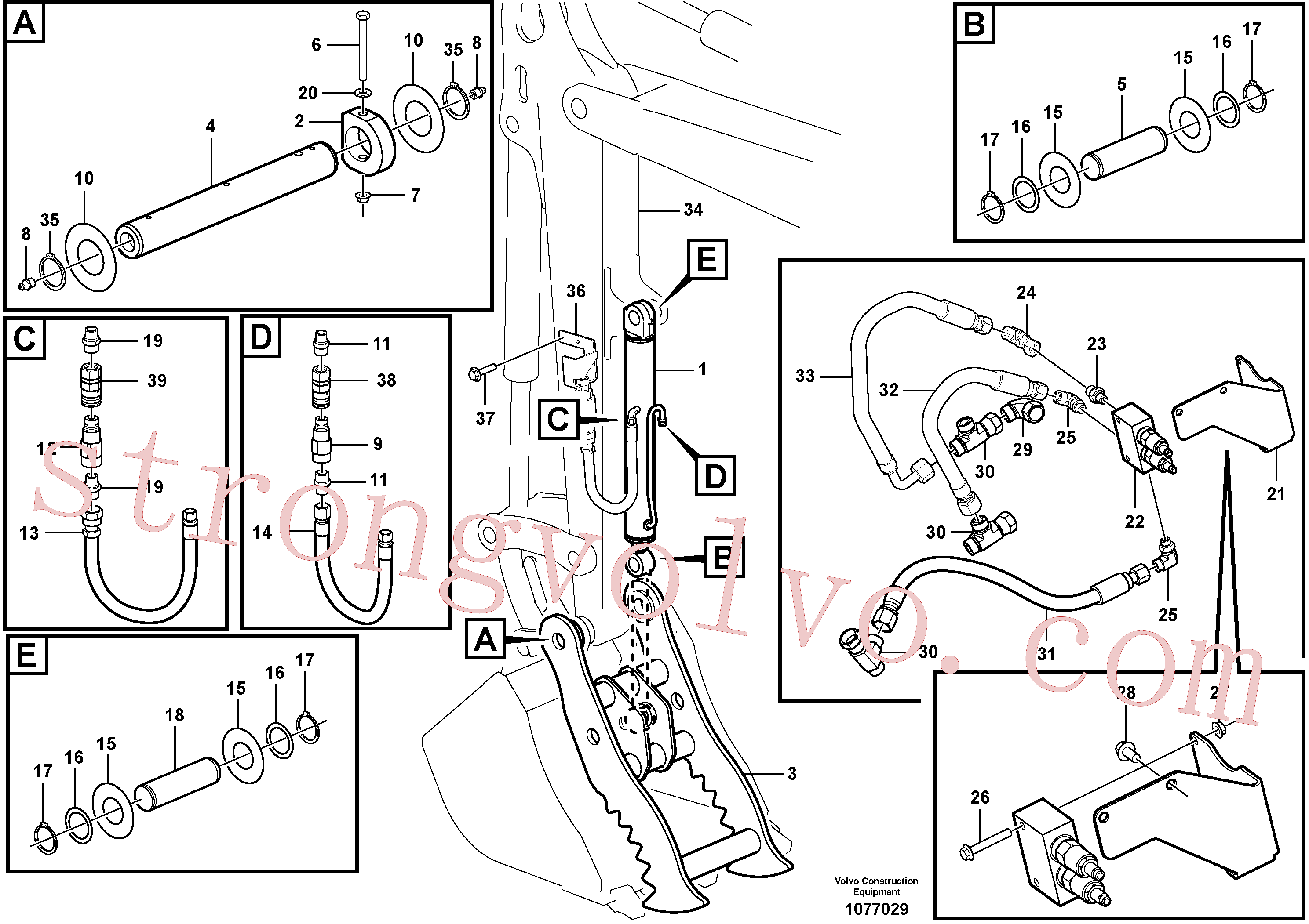 VOE15601486 Volvo(1077029 Montagem)