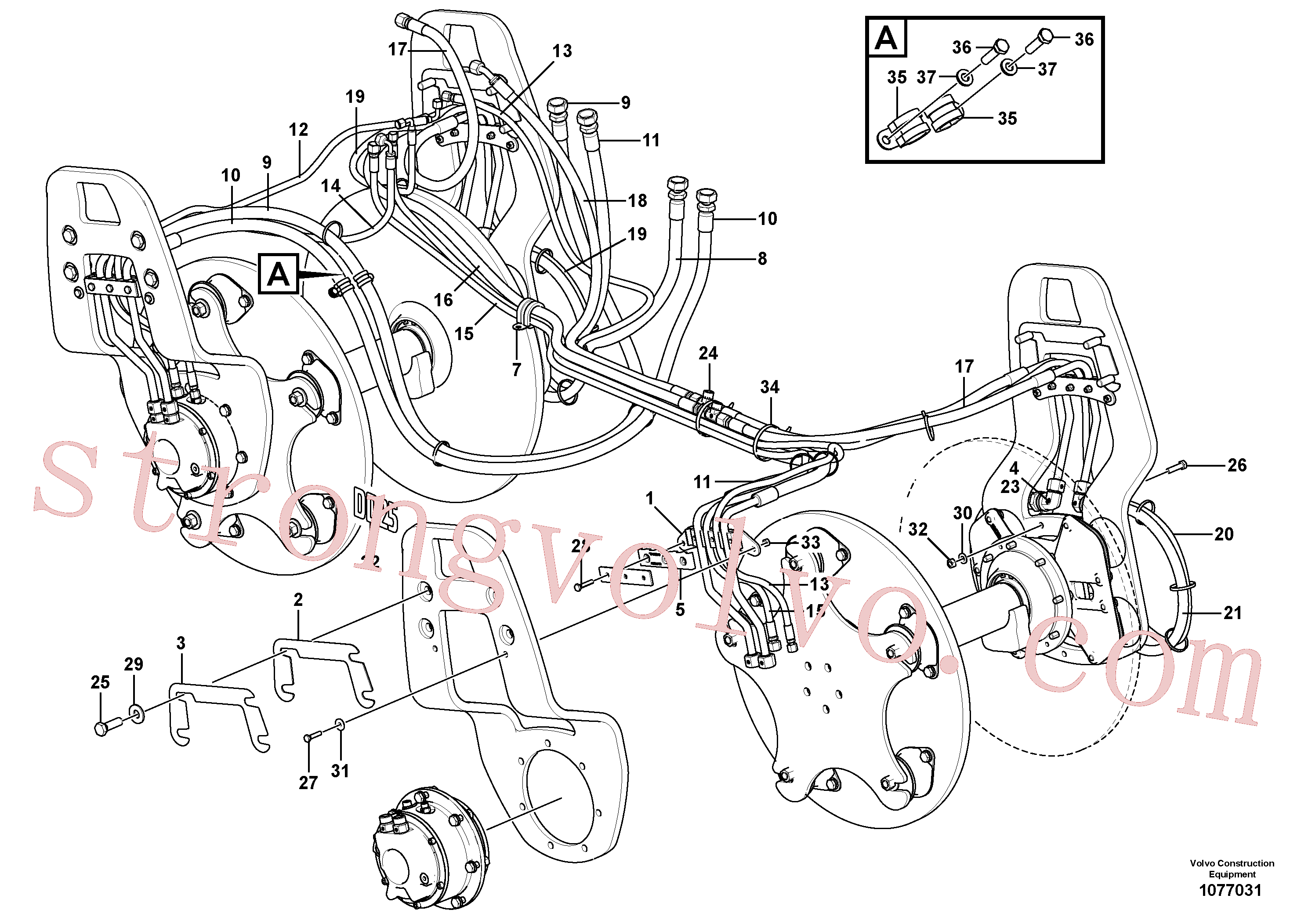 VOE15074741 Volvo(1077031 Montagem)
