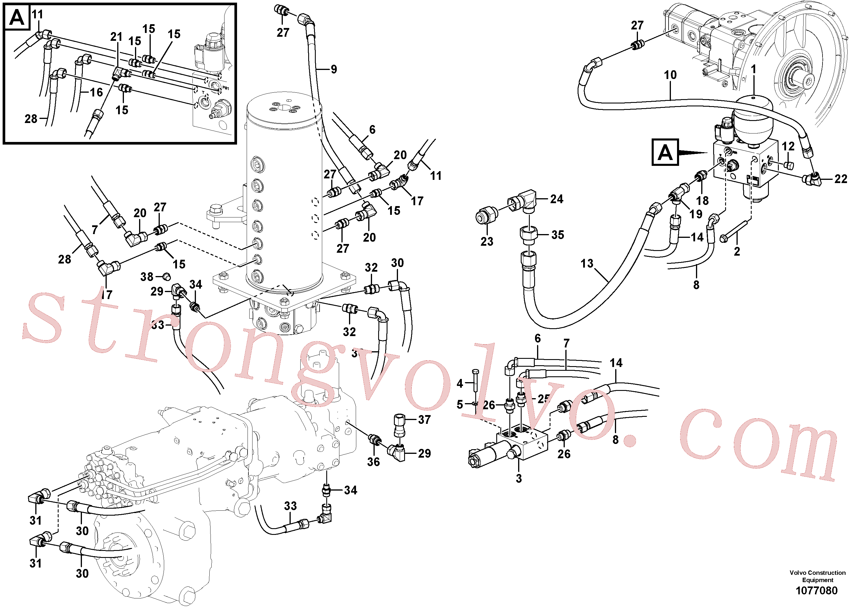 VOE938270 Volvo(1077080 Montagem)