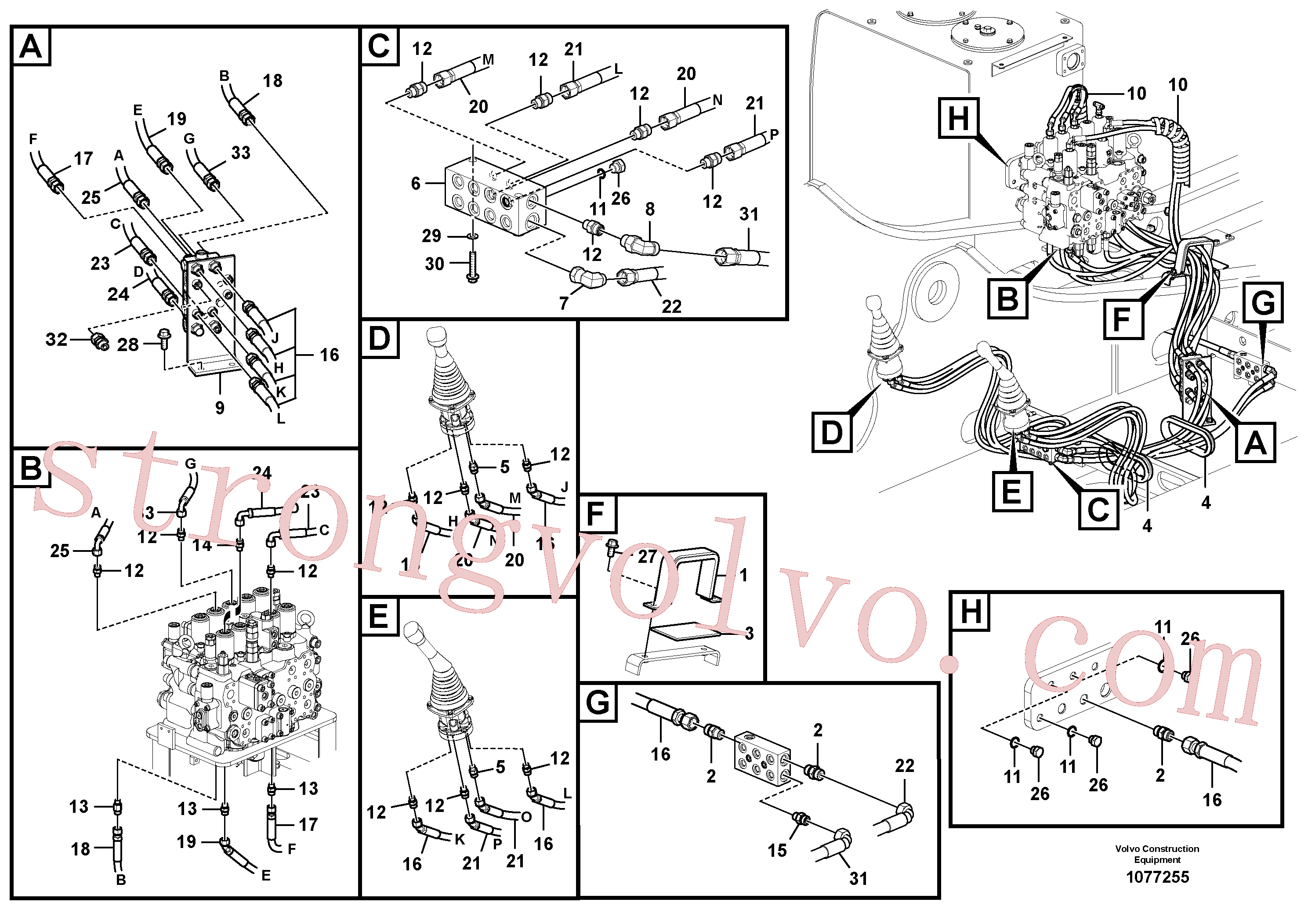 VOE14621973 Volvo Servo-sistema, válvula de comando à distância(1077255 Montagem)
