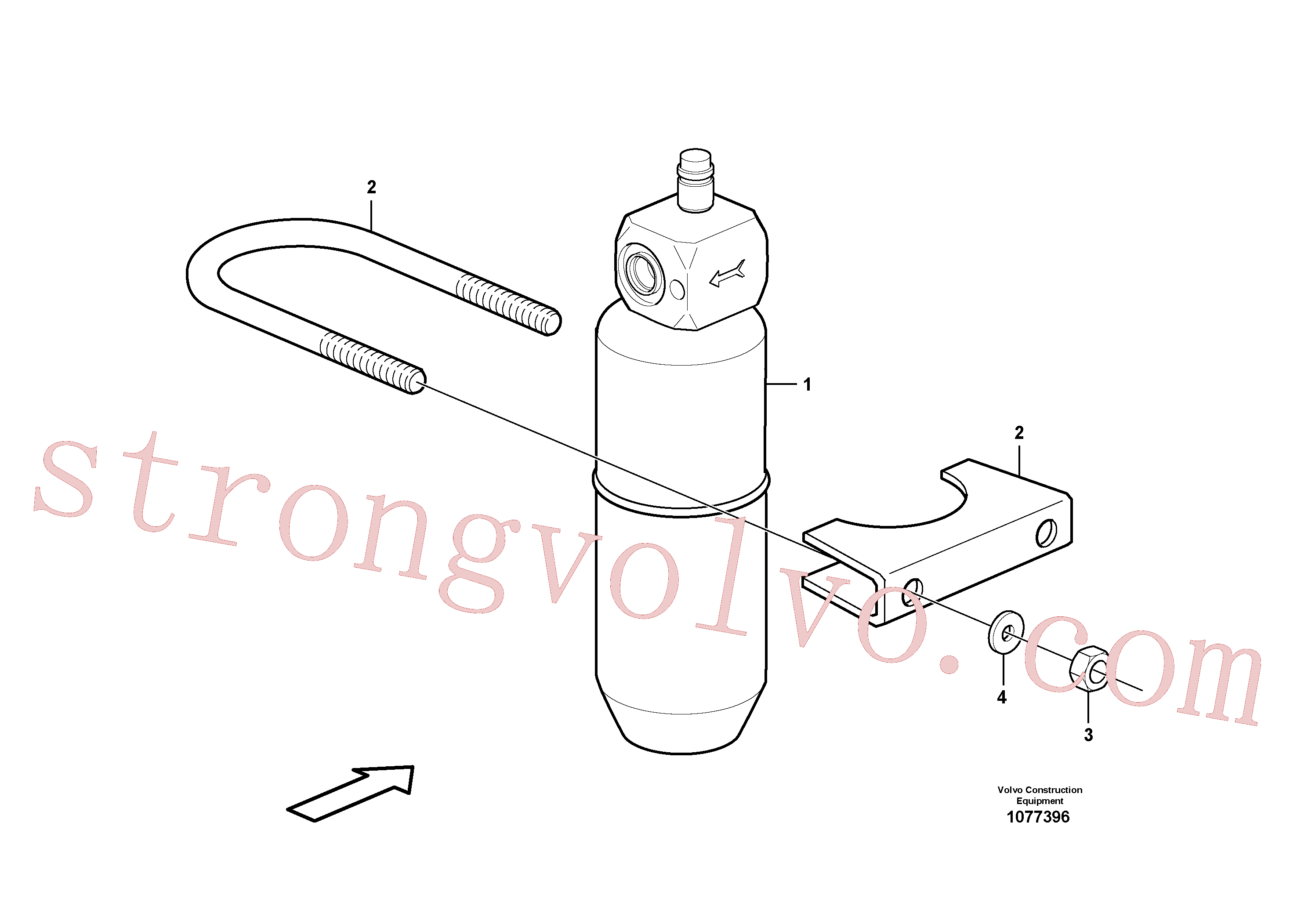 VOE994848 Arruela Inscreva-se para Volvo Acessórios para escavadeira