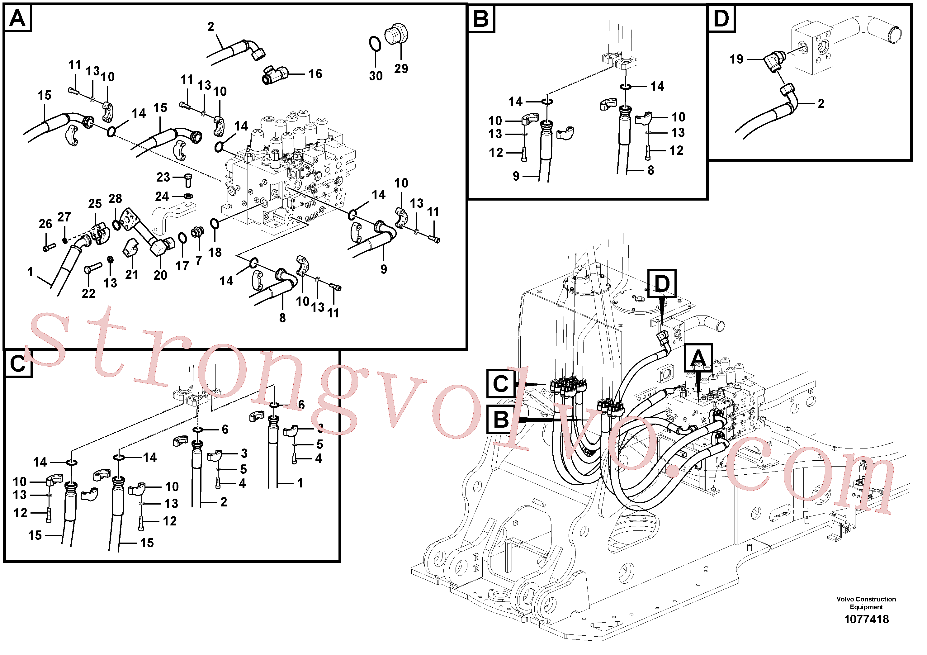 VOE14596919 Volvo(1077418 Montagem)