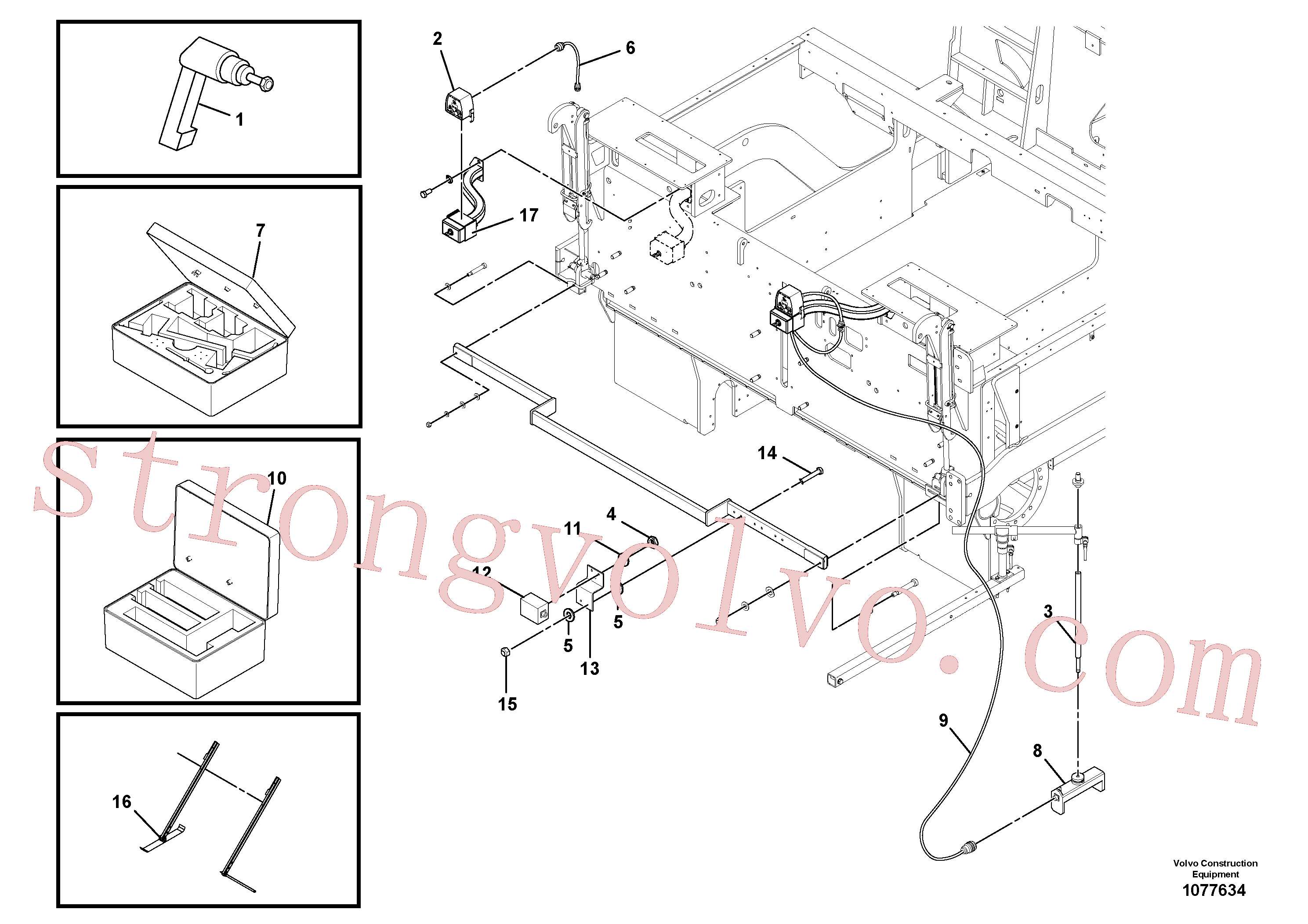 Volvo RM13428149 Kit sensor Volvo Acessórios para escavadeira