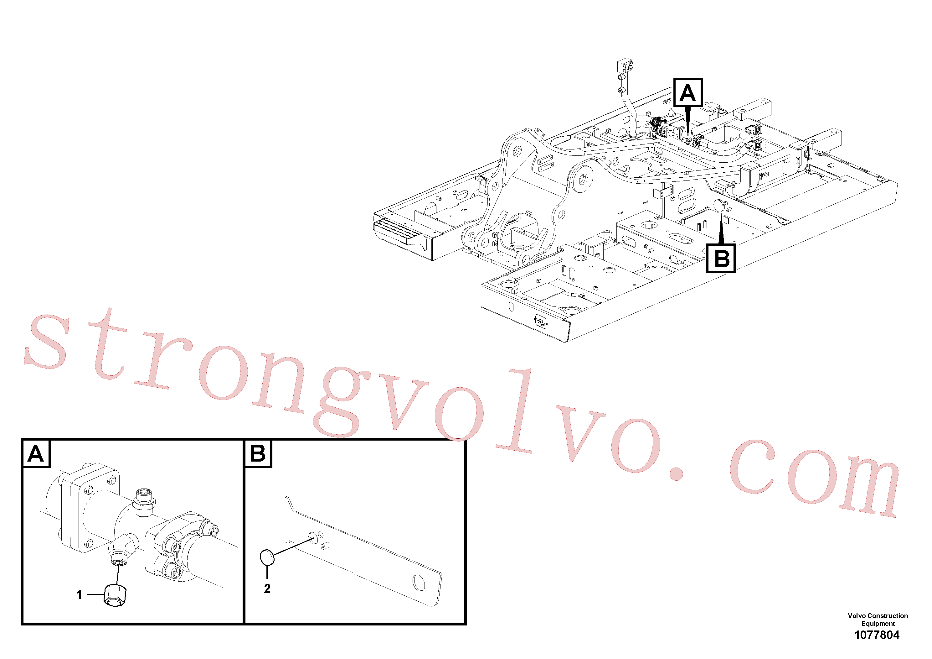 VOE14645231 Passa muro Inscreva-se para Volvo Acessórios para escavadeira