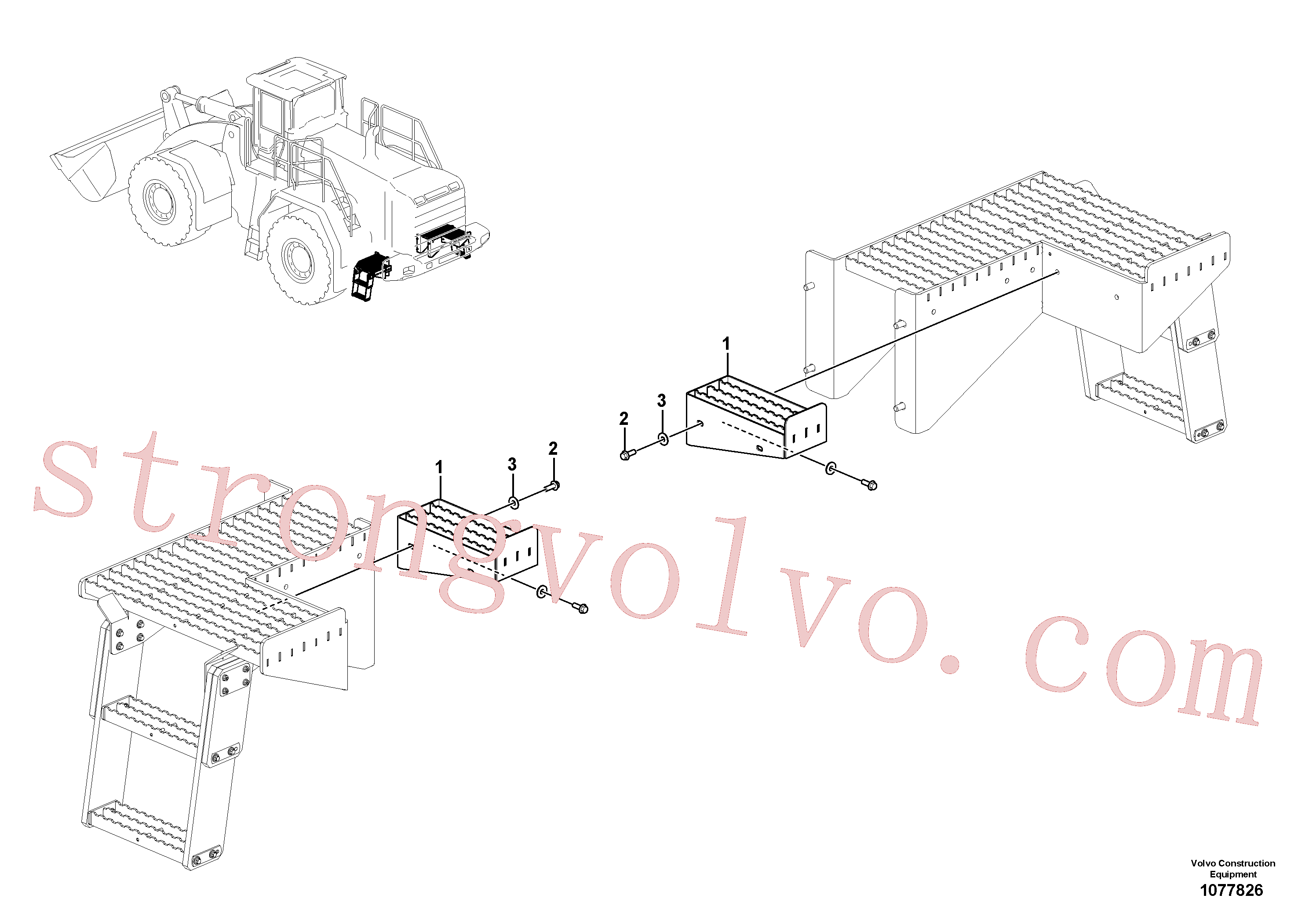 VOE60113108 Volvo Degrau(1077826 Montagem)