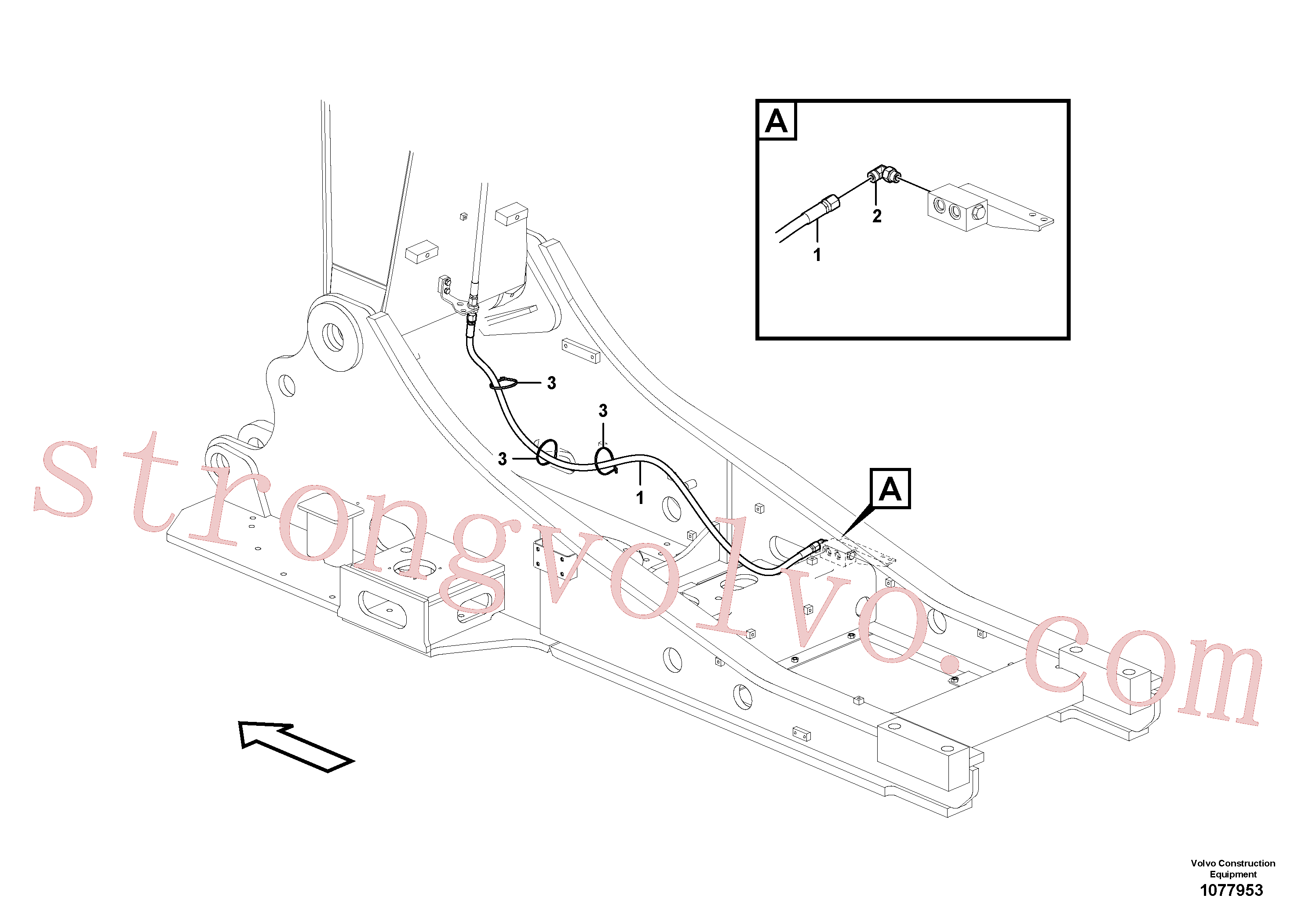 VOE937149 Mangueira completa Inscreva-se para Volvo Acessórios para escavadeira