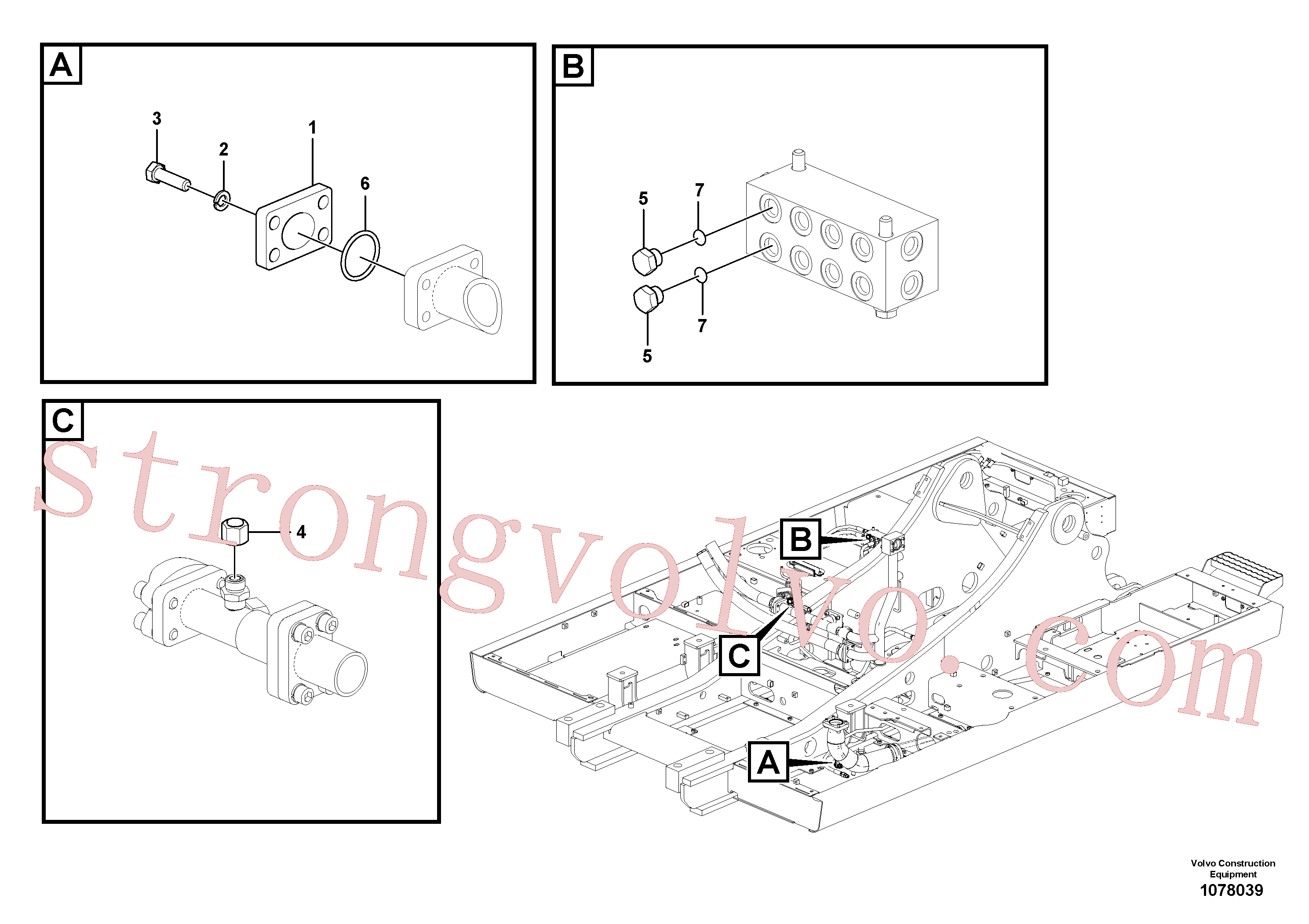 VOE14587875 Volvo Sistema hidráulico, tanque hidráulico para o refrigerador de óleo hidráulico(1078039 Montagem)