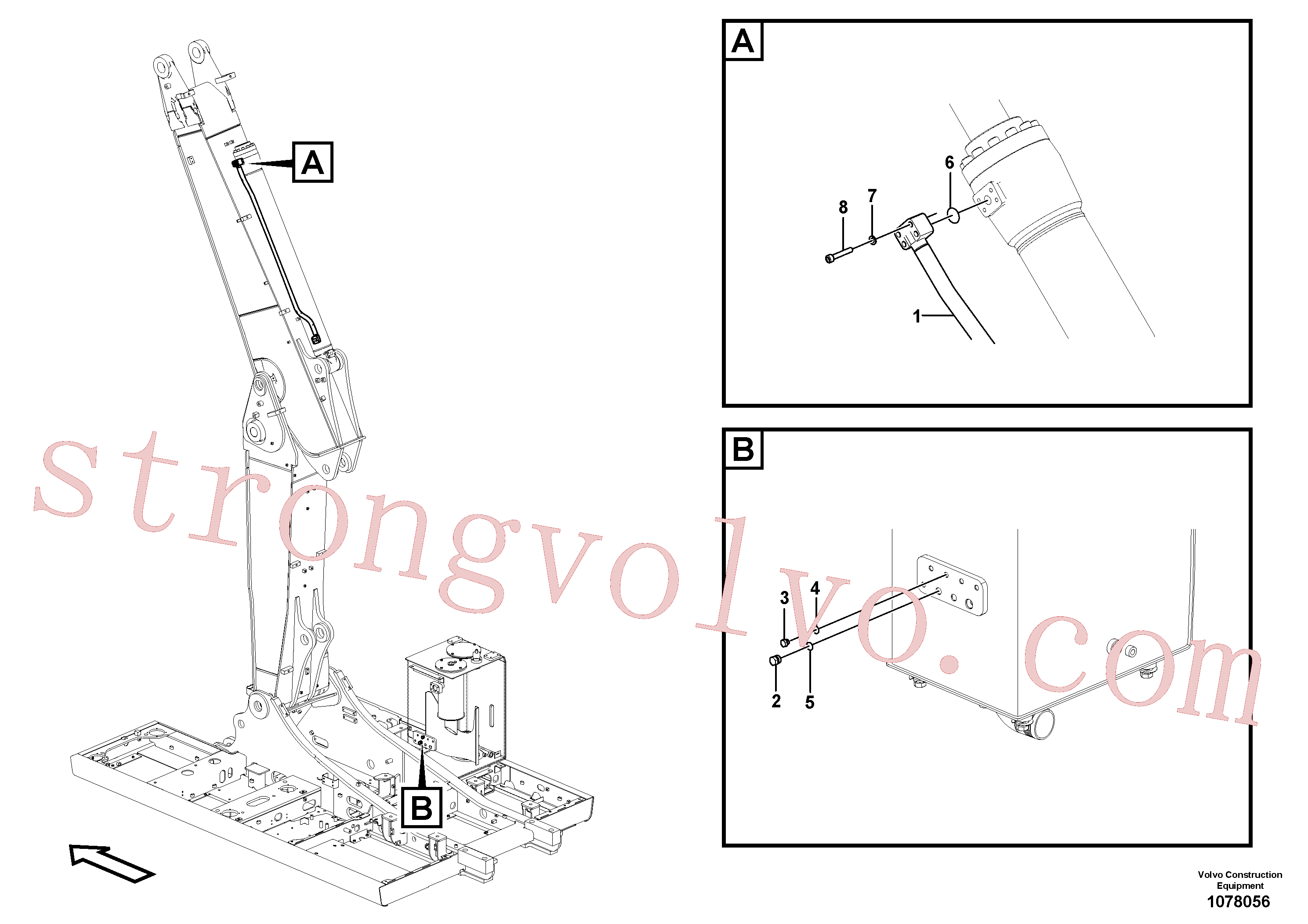 VOE14677905 Tubo Volvo escavadeira