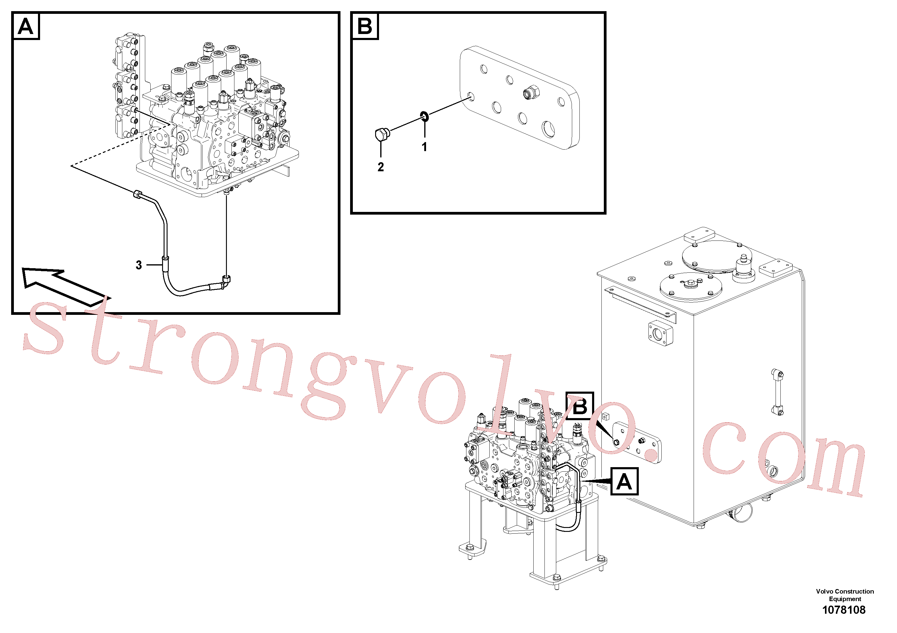 VOE14655683 Mangueira Volvo escavadeira