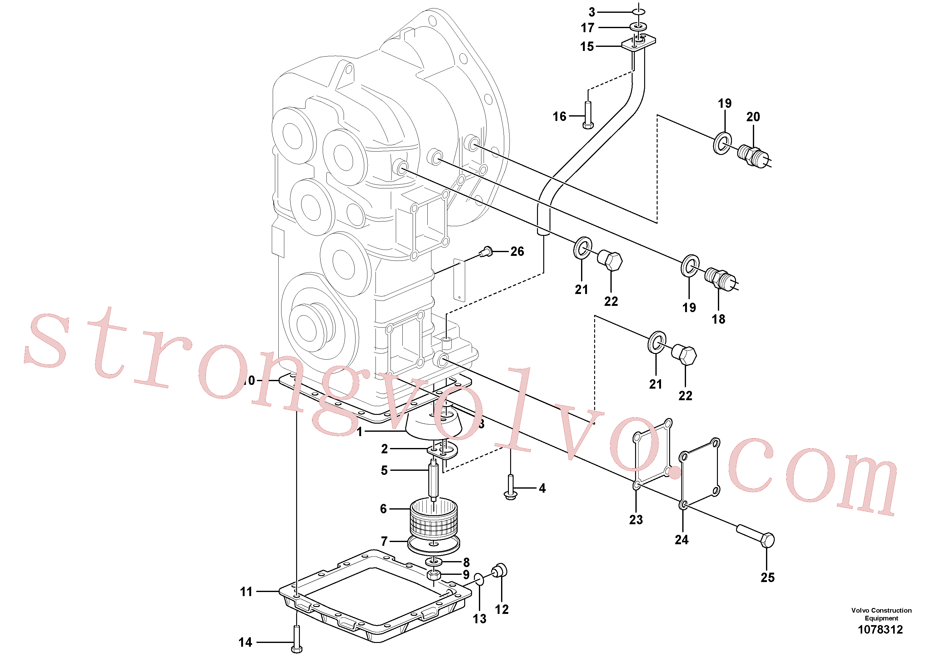 VOE976930 Junta Inscreva-se para Volvo Acessórios para escavadeira