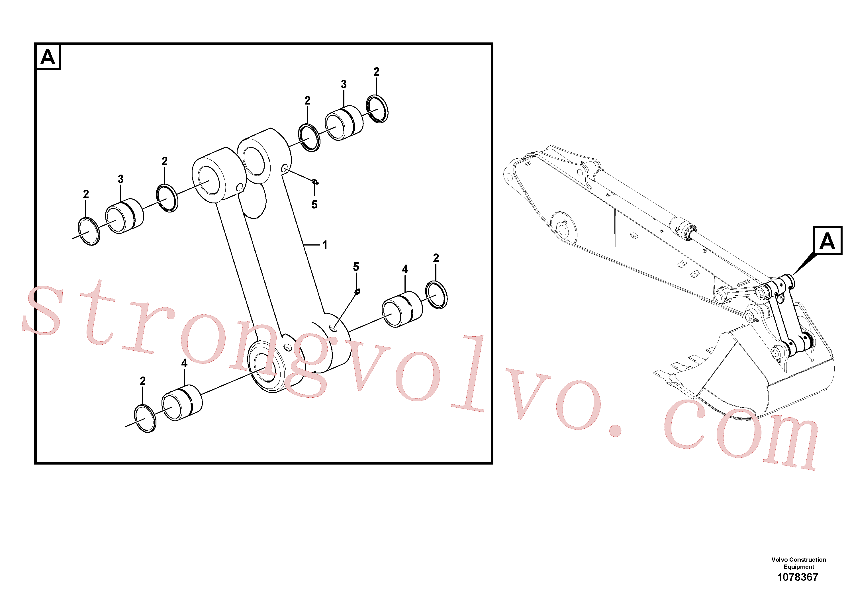 Volvo Montagem VOE14548216 Biela Acessórios