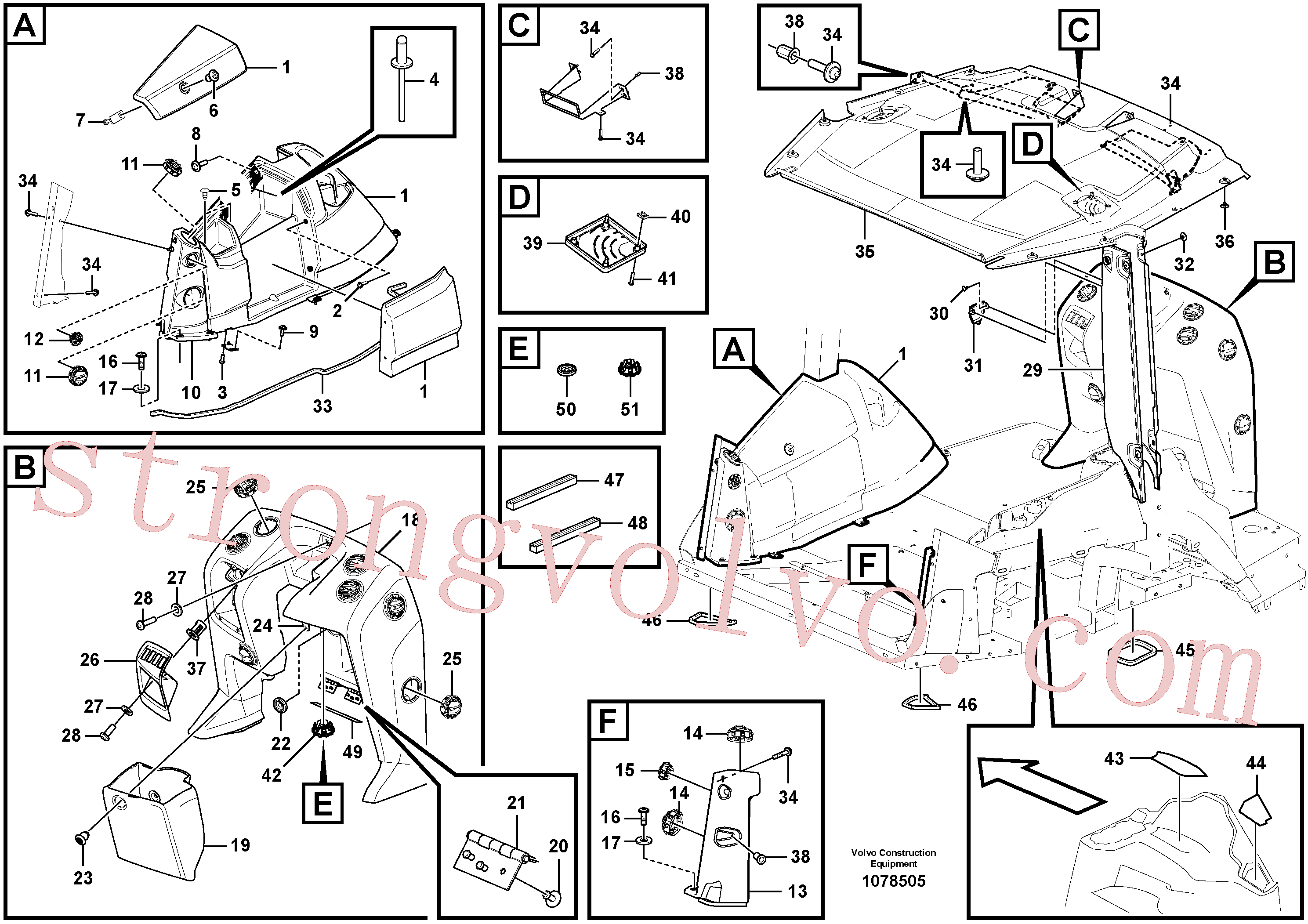 VOE15159306 Volvo Painel de instrumentos(1078505 Montagem)