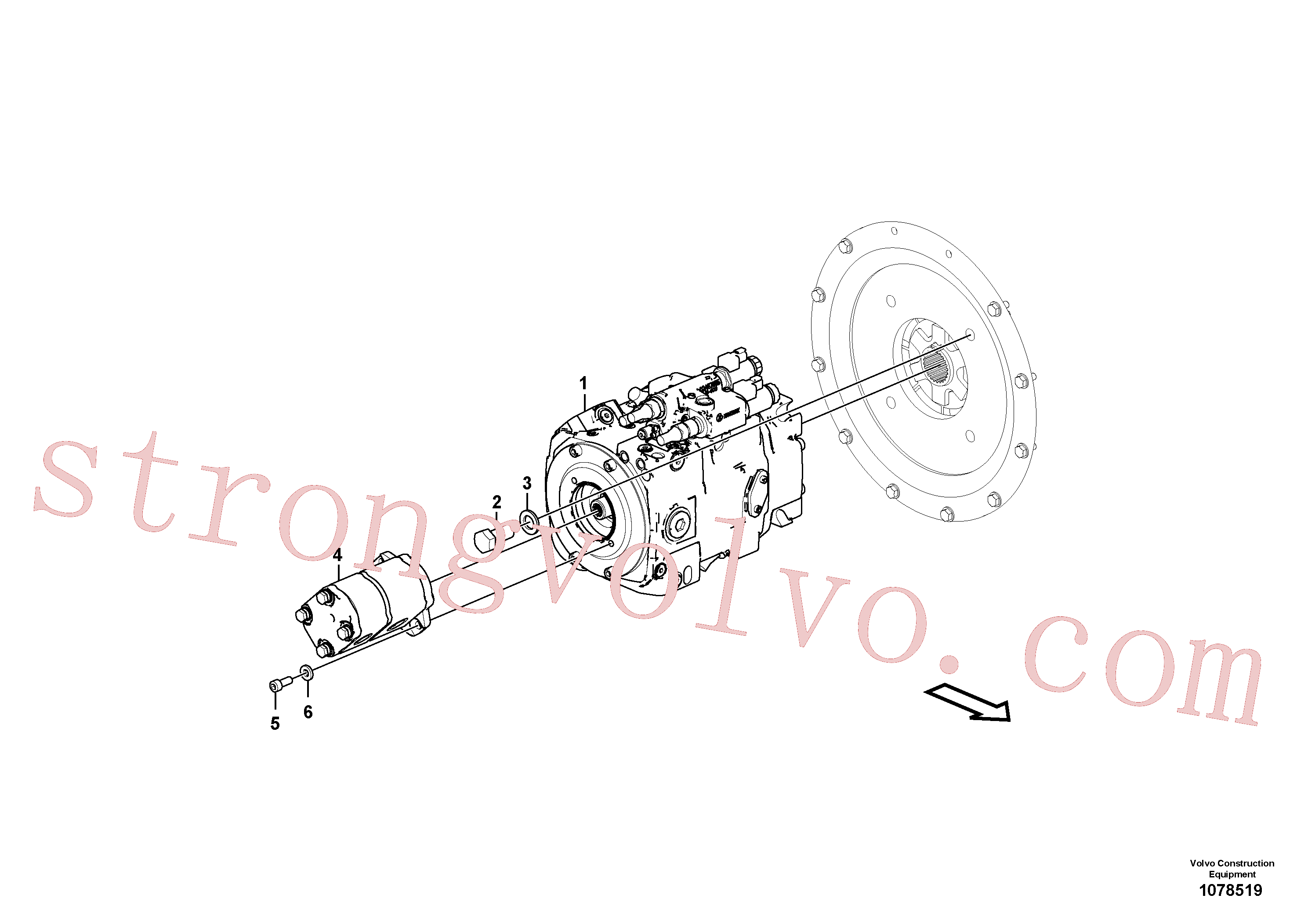 Volvo Montagem VOE997987 Parafuso sextavado Acessórios