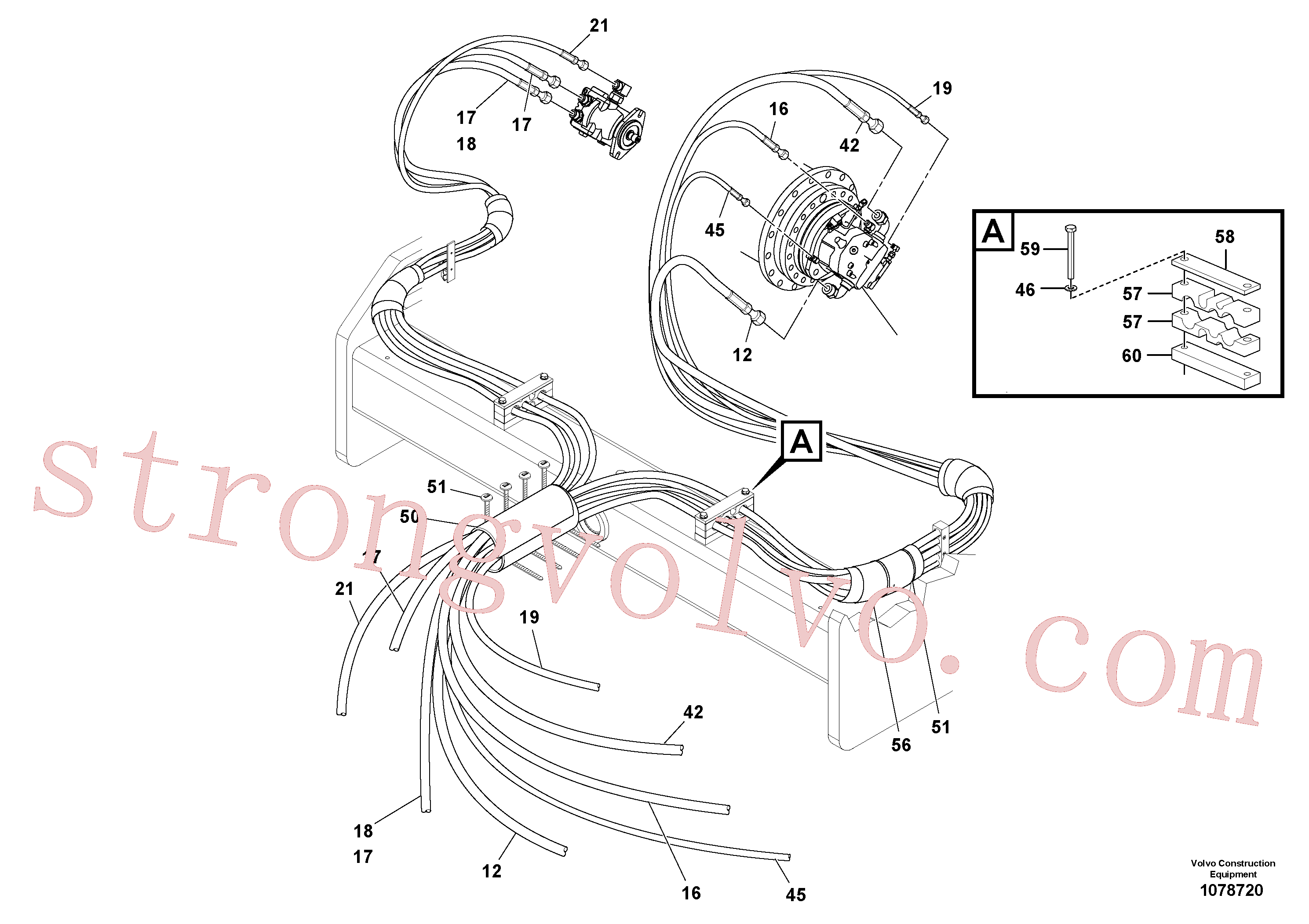RM13319314 Volvo Instalação de mangueiras(1078720 Montagem)