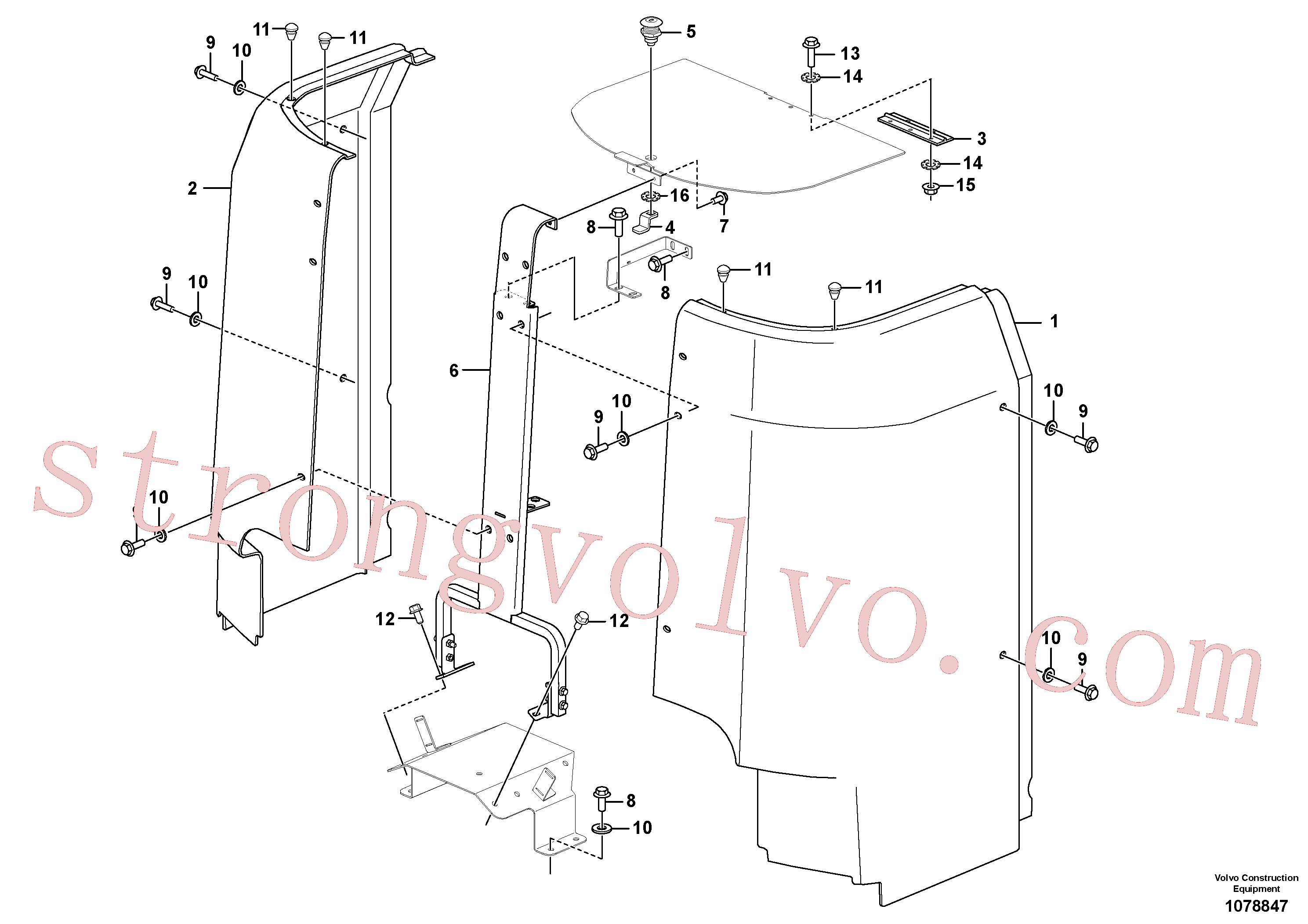 VOE12787930 Volvo(1078847 Montagem)