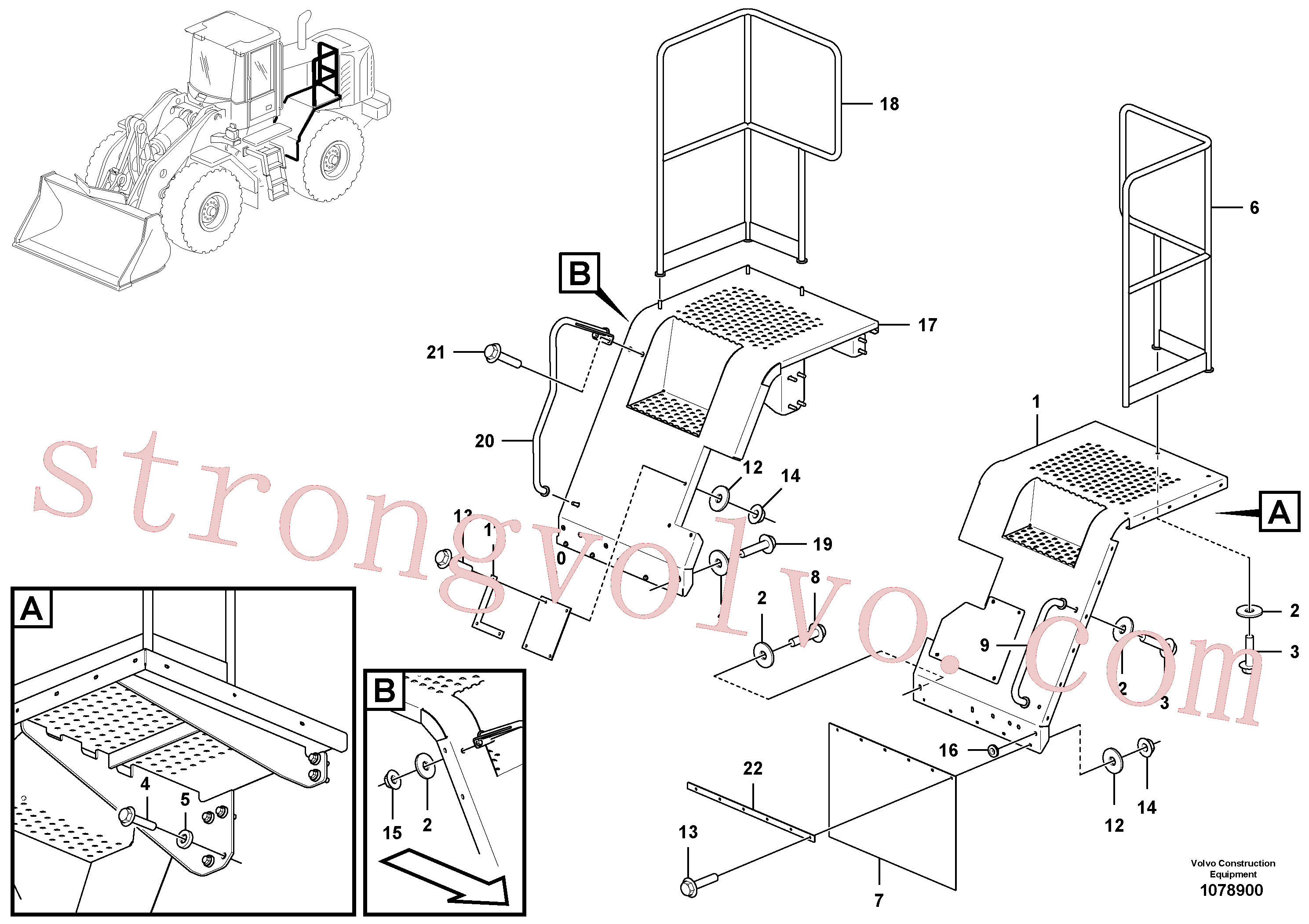 VOE60113112 Volvo Guarda-lamas, traseiro(1078900 Montagem)