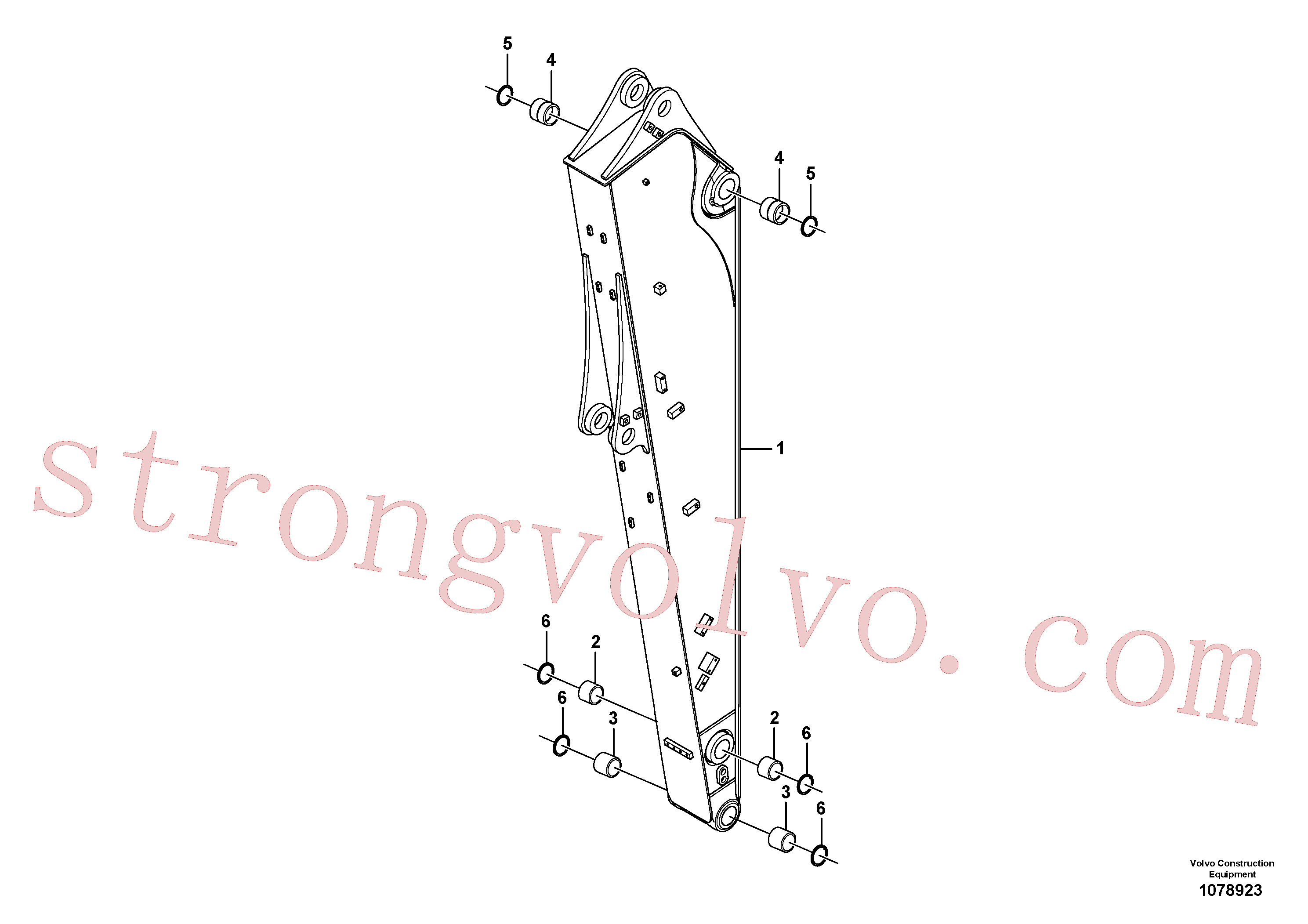 Atacado VOE14726442 Dipper Arm Volvo escavadeira