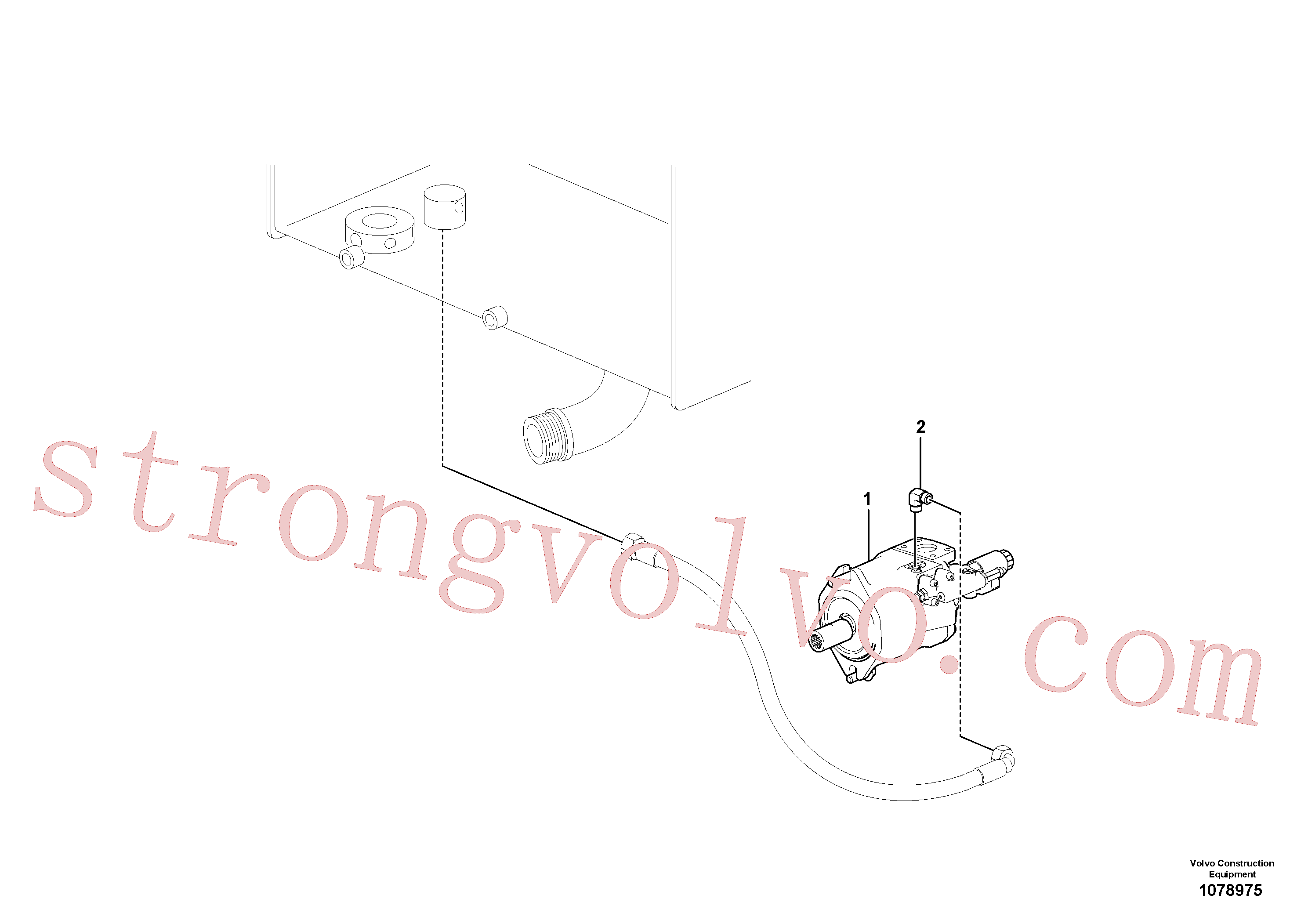 VOE11411977 Volvo Linha de detecção de carga(1078975 Montagem)
