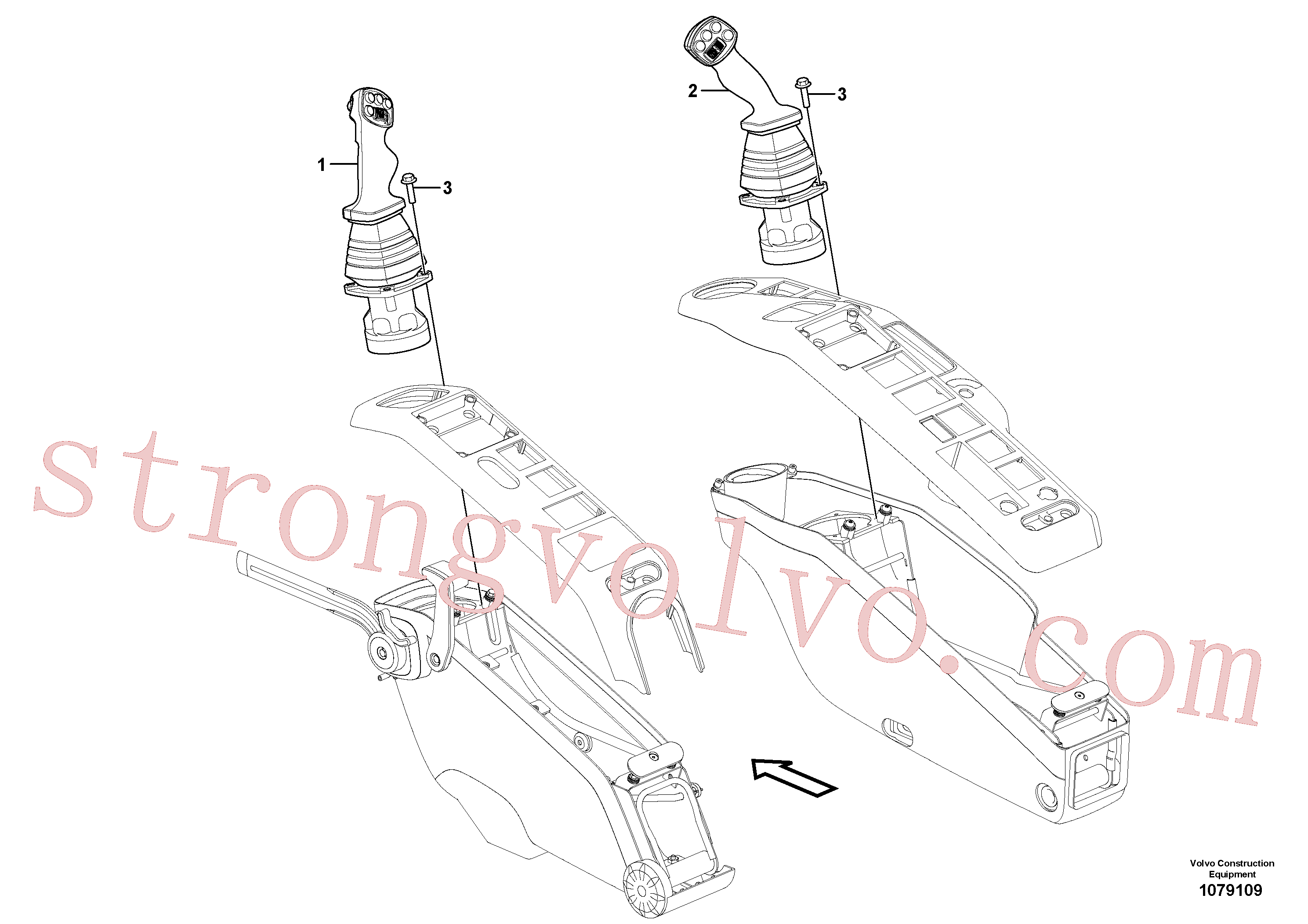 VOE14709305 Volvo Servo-sistema, válvula de comando à distância(1079109 Montagem)