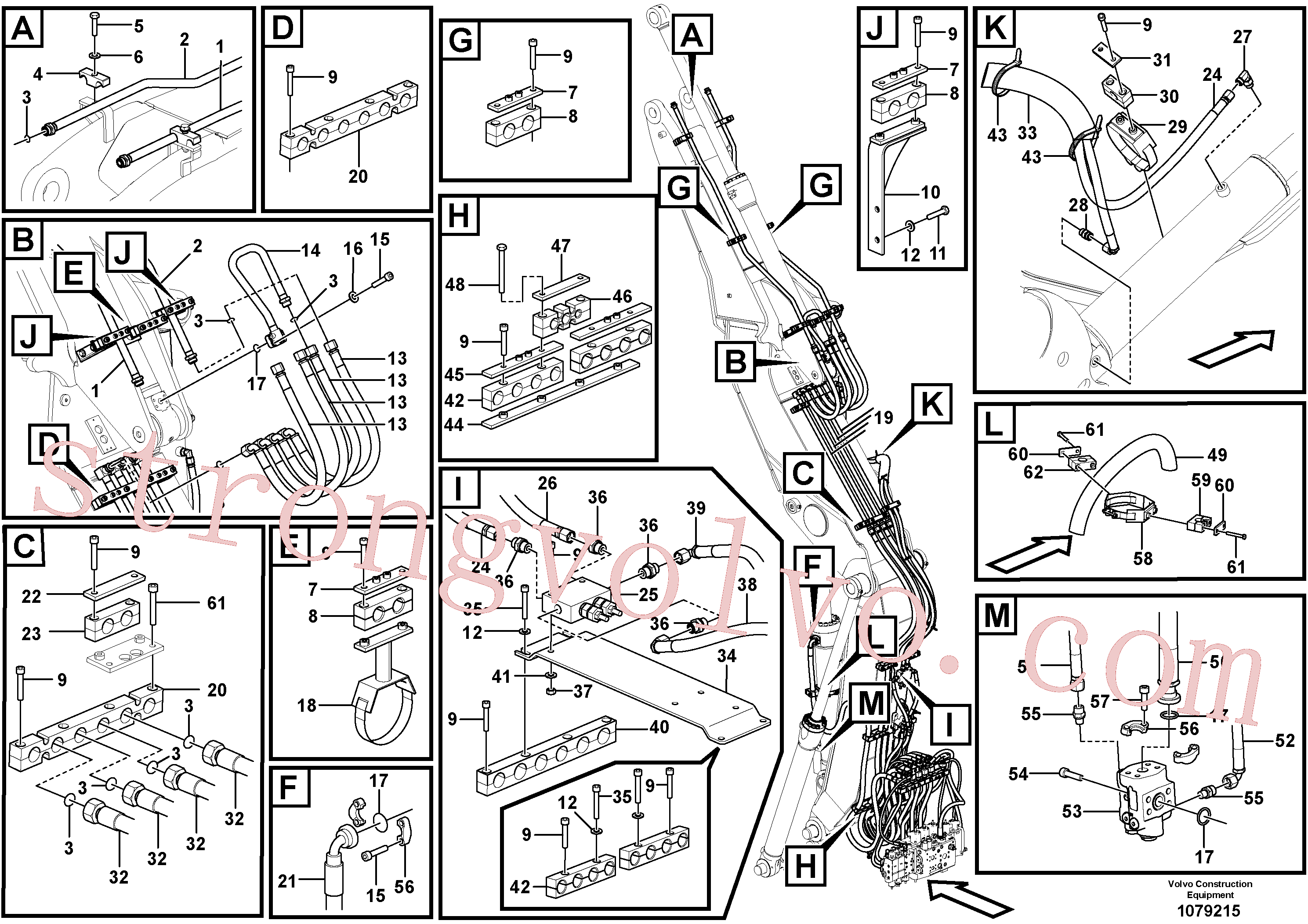 SA9443-30616 Volvo(1079215 Montagem)