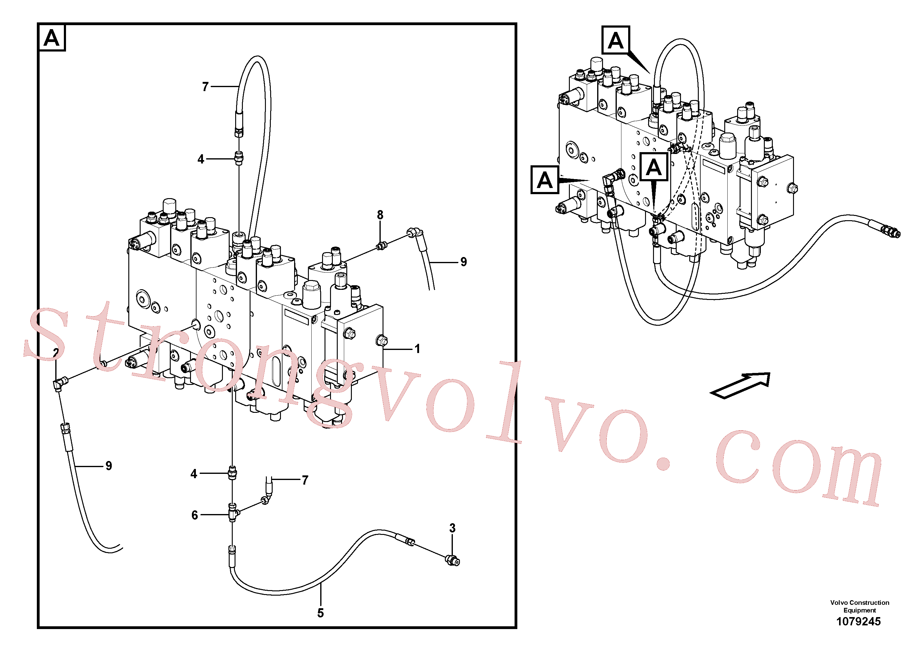 VOE937413 Pilot Inscreva-se para Volvo Acessórios para escavadeira
