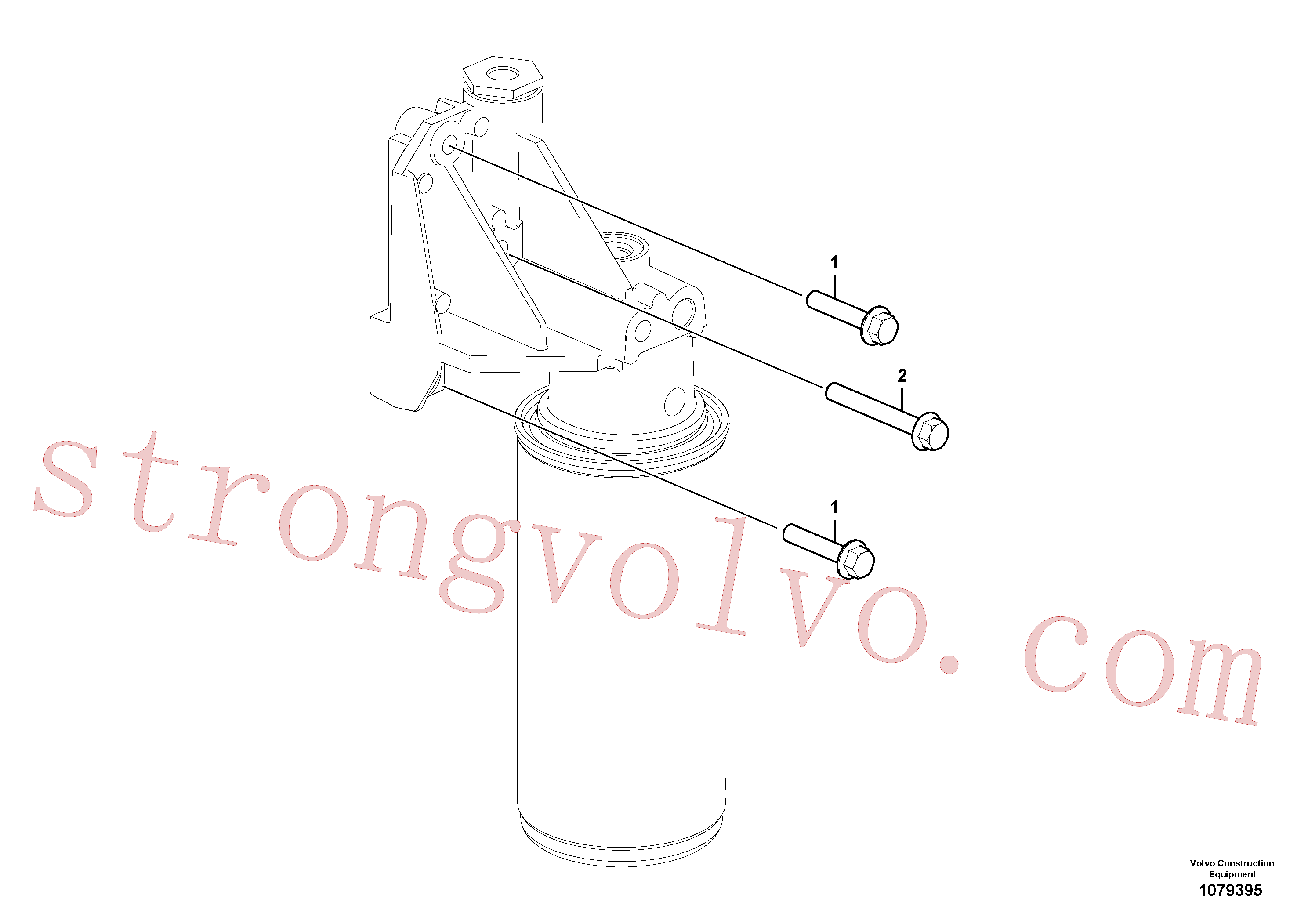 VOE60113084 Volvo Filtro de combustível(1079395 Montagem)